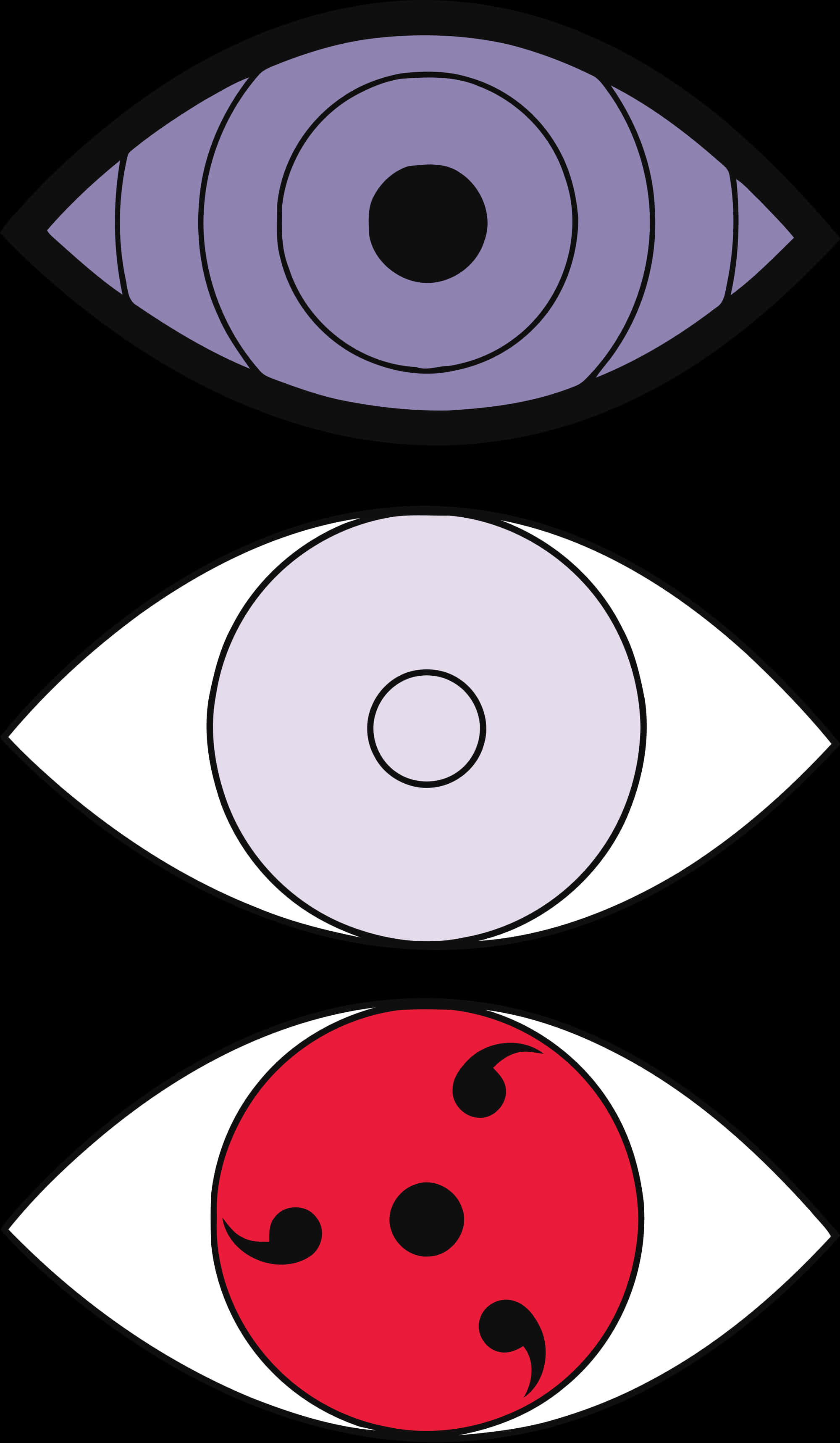 Naruto Μάτια Rinnegan Sharingan Byakugan Ταπετσαρία