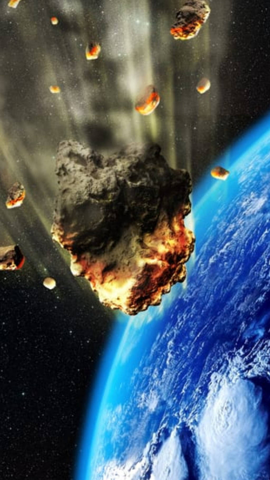 Πτώση Μετεωρίτη όπως Καταγράφηκε από τη NASA μέσω iPhone Ταπετσαρία