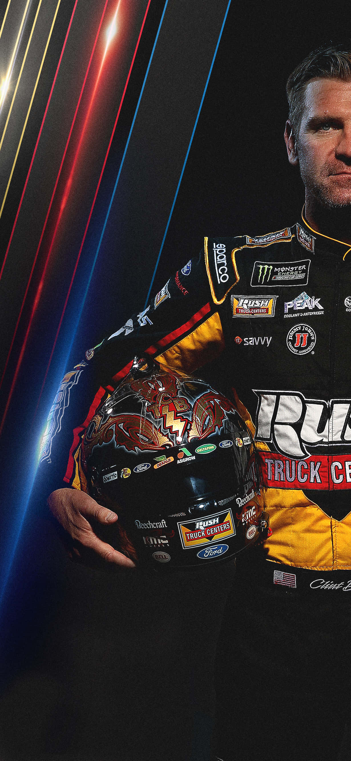 Κούρσα για τη νίκη με το Nascar-themed iPhone σου Ταπετσαρία