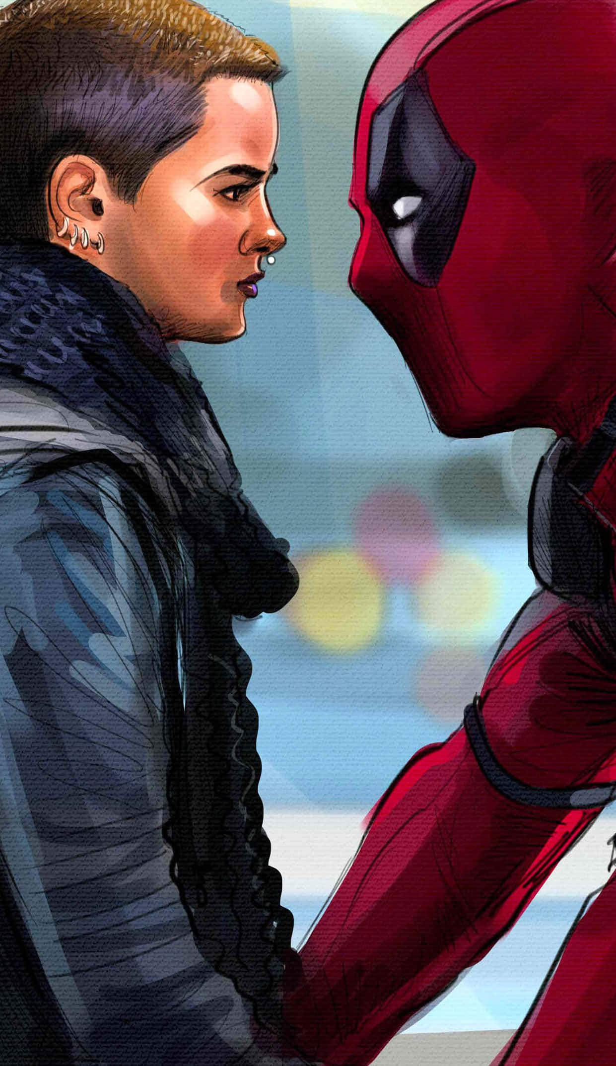 Negasonic Teenage Warhead σε Δράση Ταπετσαρία