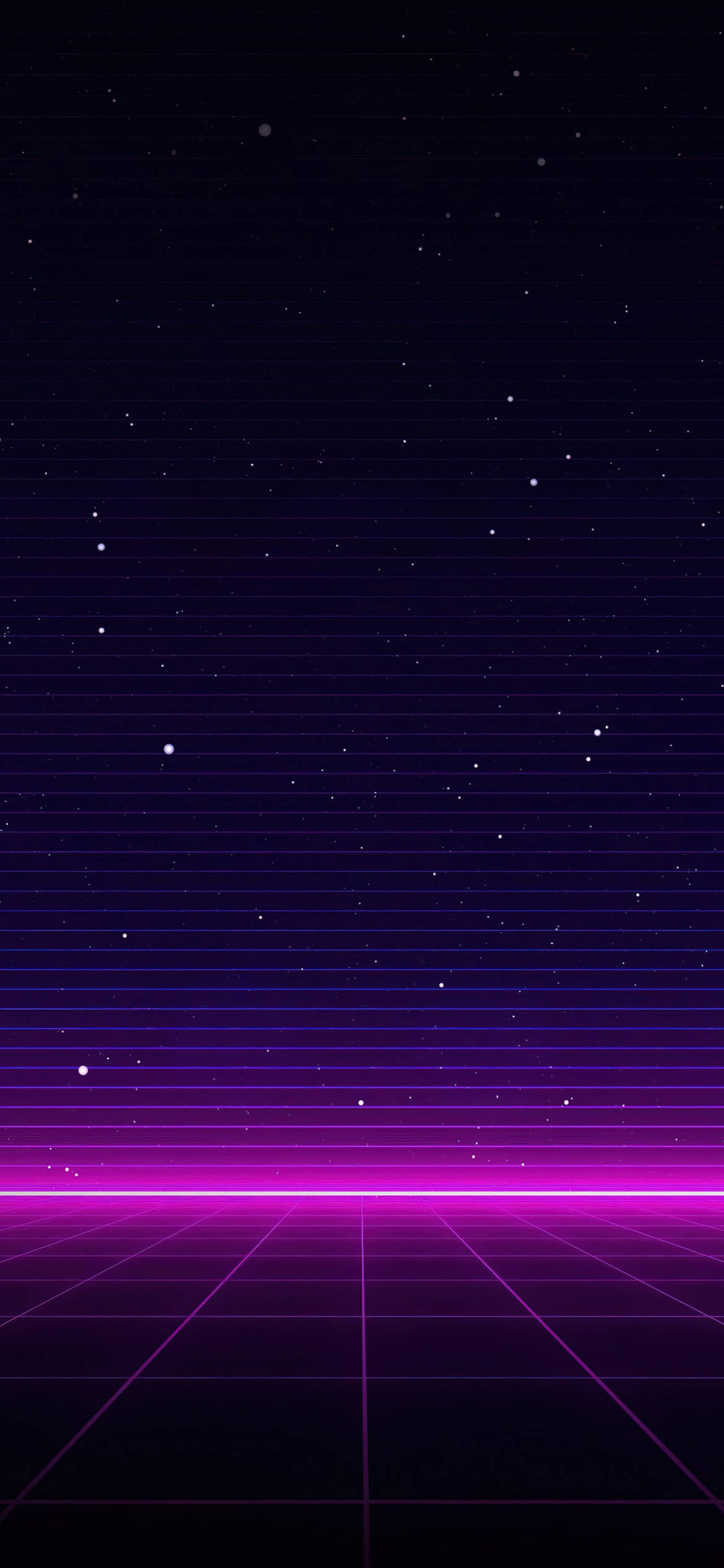 Neon Μωβ iPhone Γαλαξίας Ρίγες Ταπετσαρία