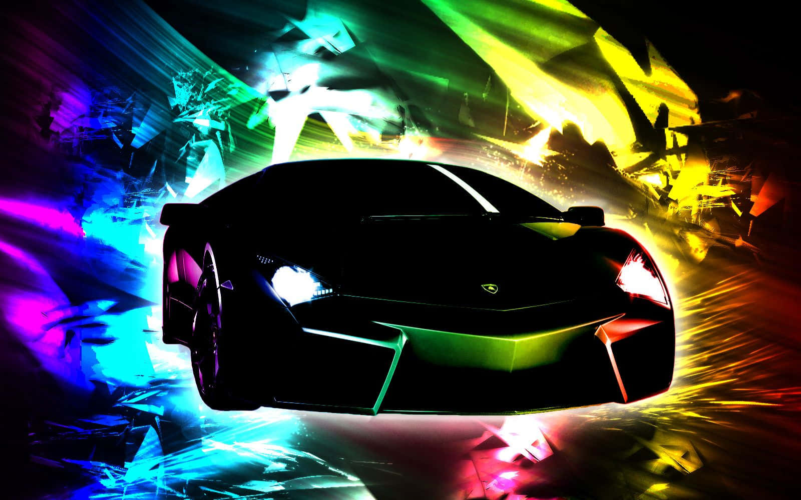 Εντυπωσιακό Neon Lamborghini Ταπετσαρία