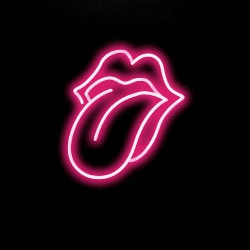 Φωτίστε τη μέρα σας με μια Neon Pink Αισθητική Ταπετσαρία