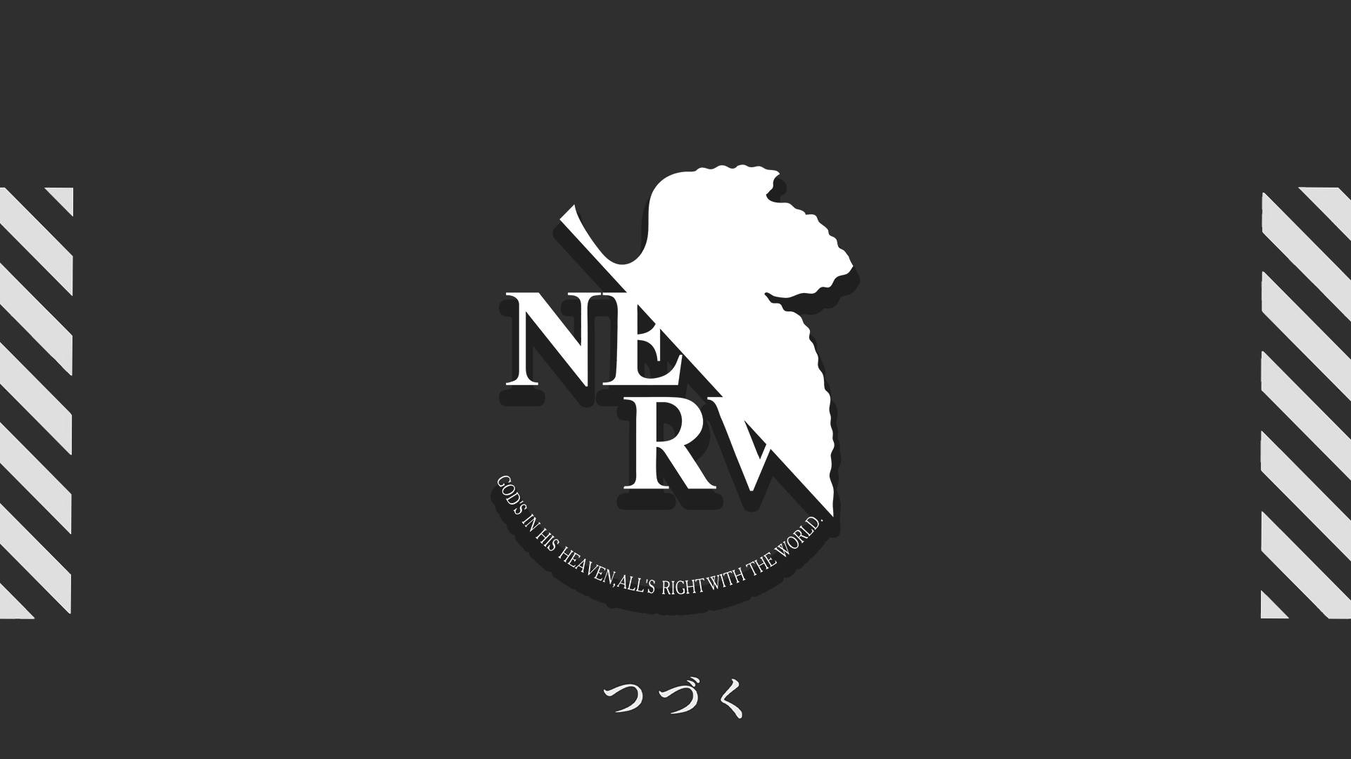 Έμβλημα NERV Evangelion 4K Ταπετσαρία