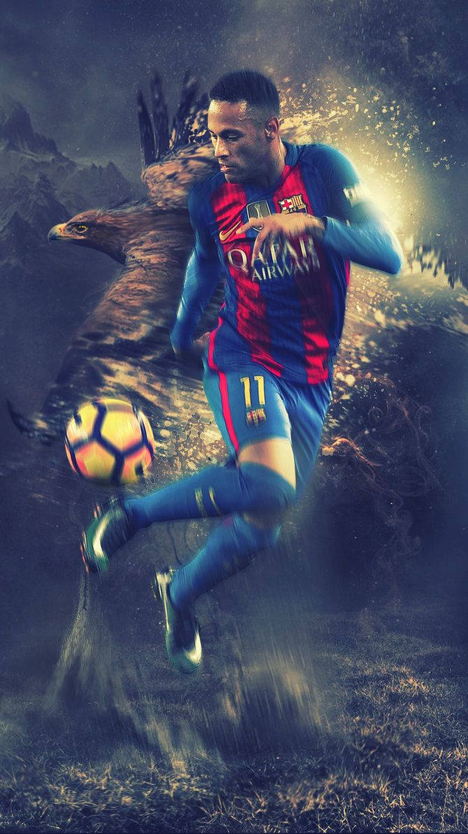 Η Ευκινησία του Neymar σε Επίδειξη Ταπετσαρία