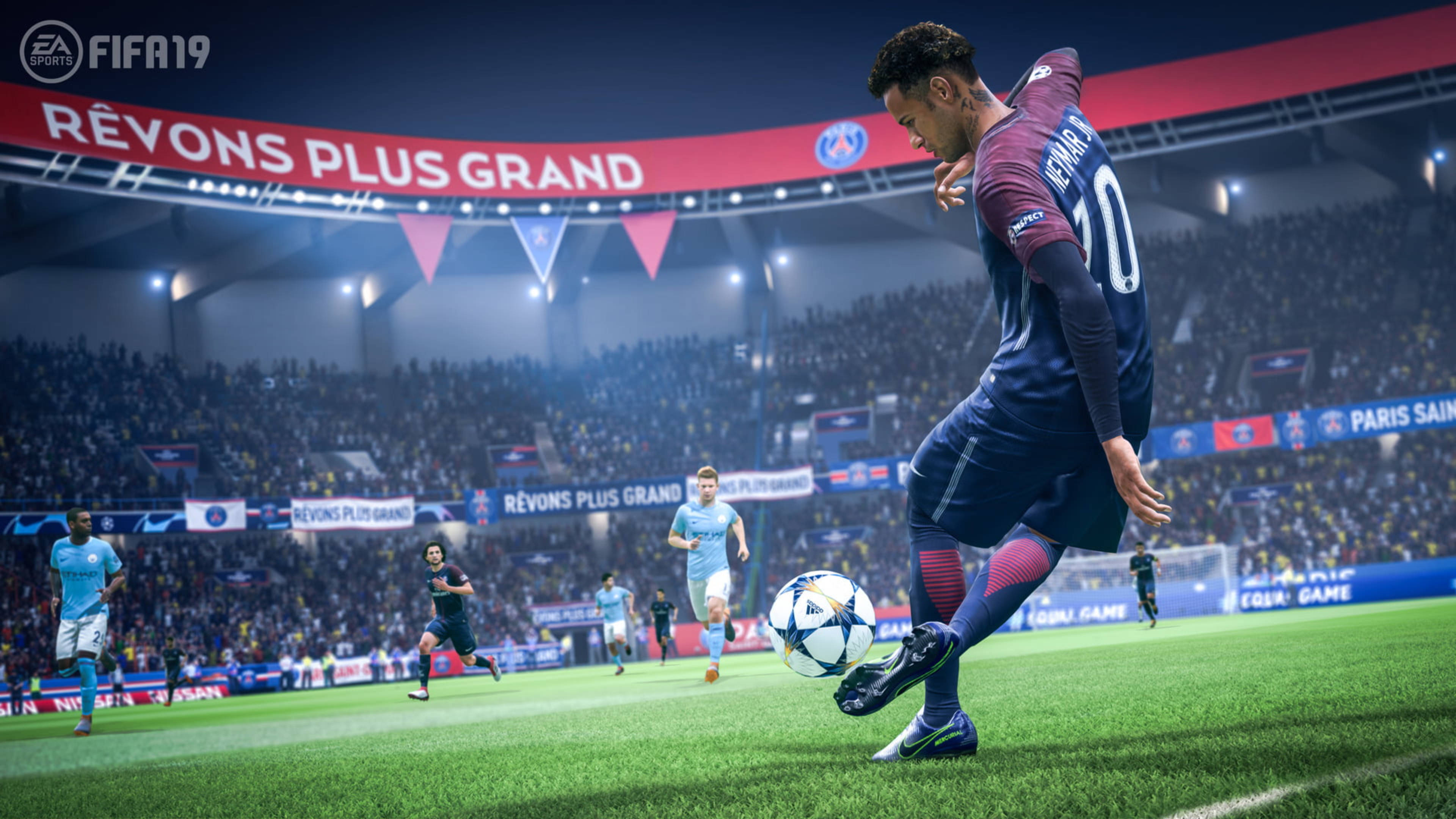 Ποδοσφαιριστής Neymar FIFA 19 4K Ταπετσαρία