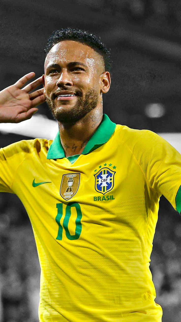 Ο Neymar Jr. μπαίνει στο γήπεδο - Αστέρας του Ποδοσφαίρου Ταπετσαρία