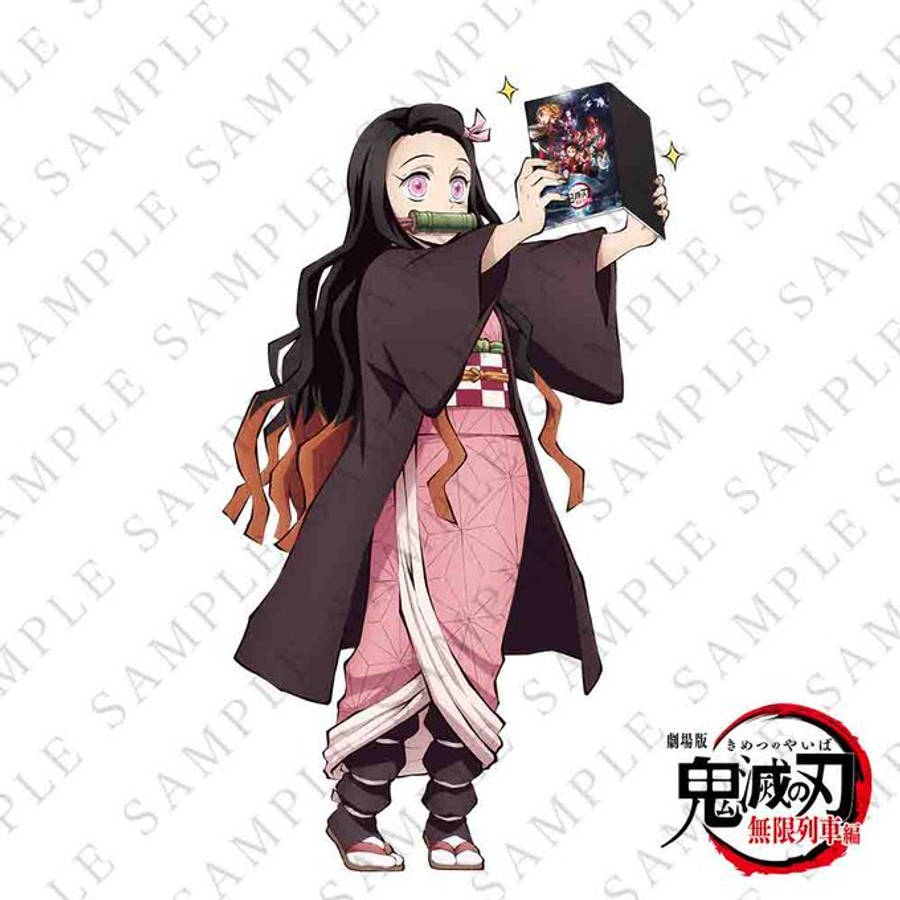 Nezuko του Demon Slayer με Βιβλίο Ταπετσαρία