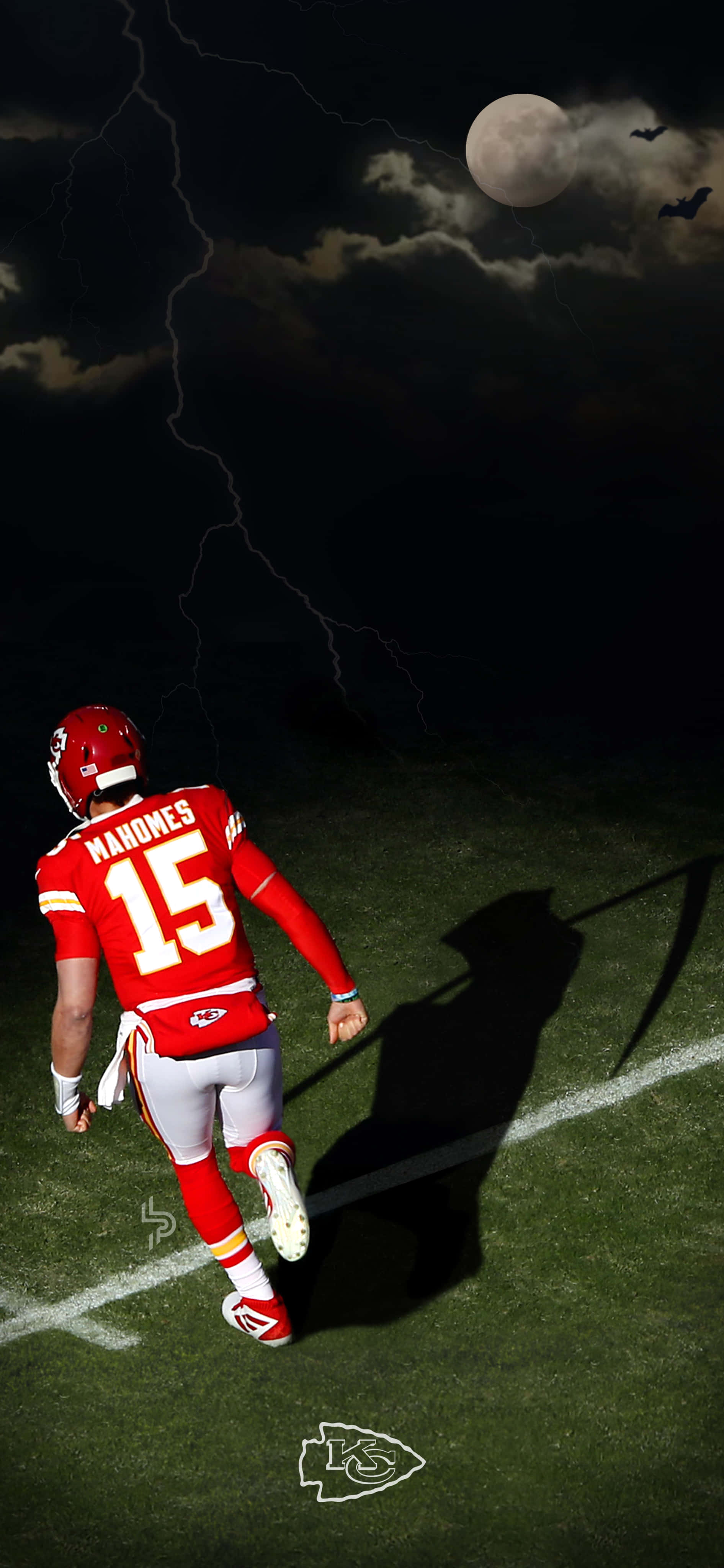 Ο Πατ Μαχόουμς των NFL στο τηλέφωνο Ταπετσαρία
