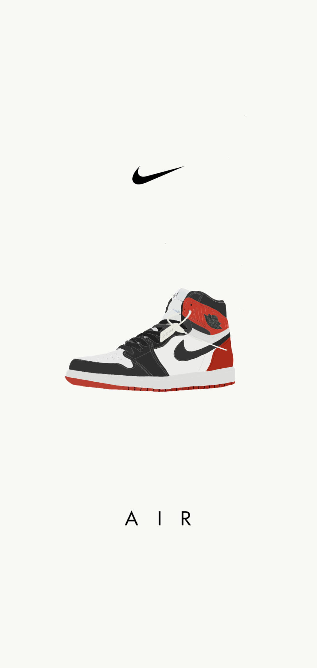 Καρτούν Nike Παπούτσια Air Ταπετσαρία