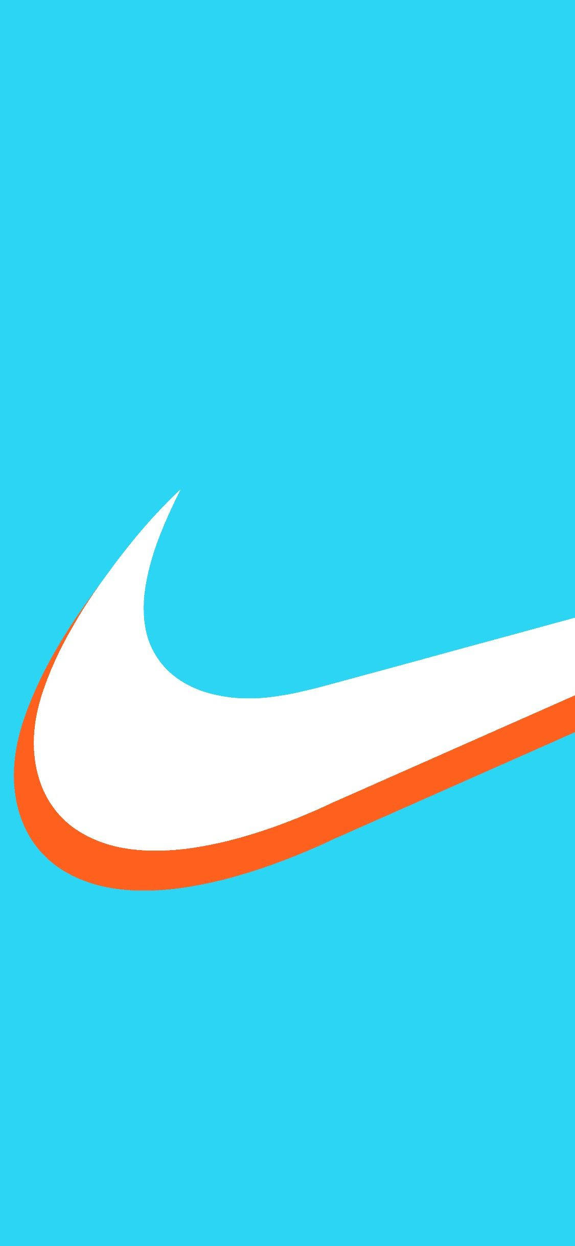 Κυανό Φόντο Nike iPhone Ταπετσαρία