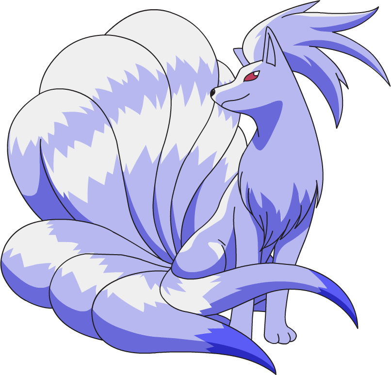 Λαμπερό Έργο Τέχνης Ninetales Ταπετσαρία