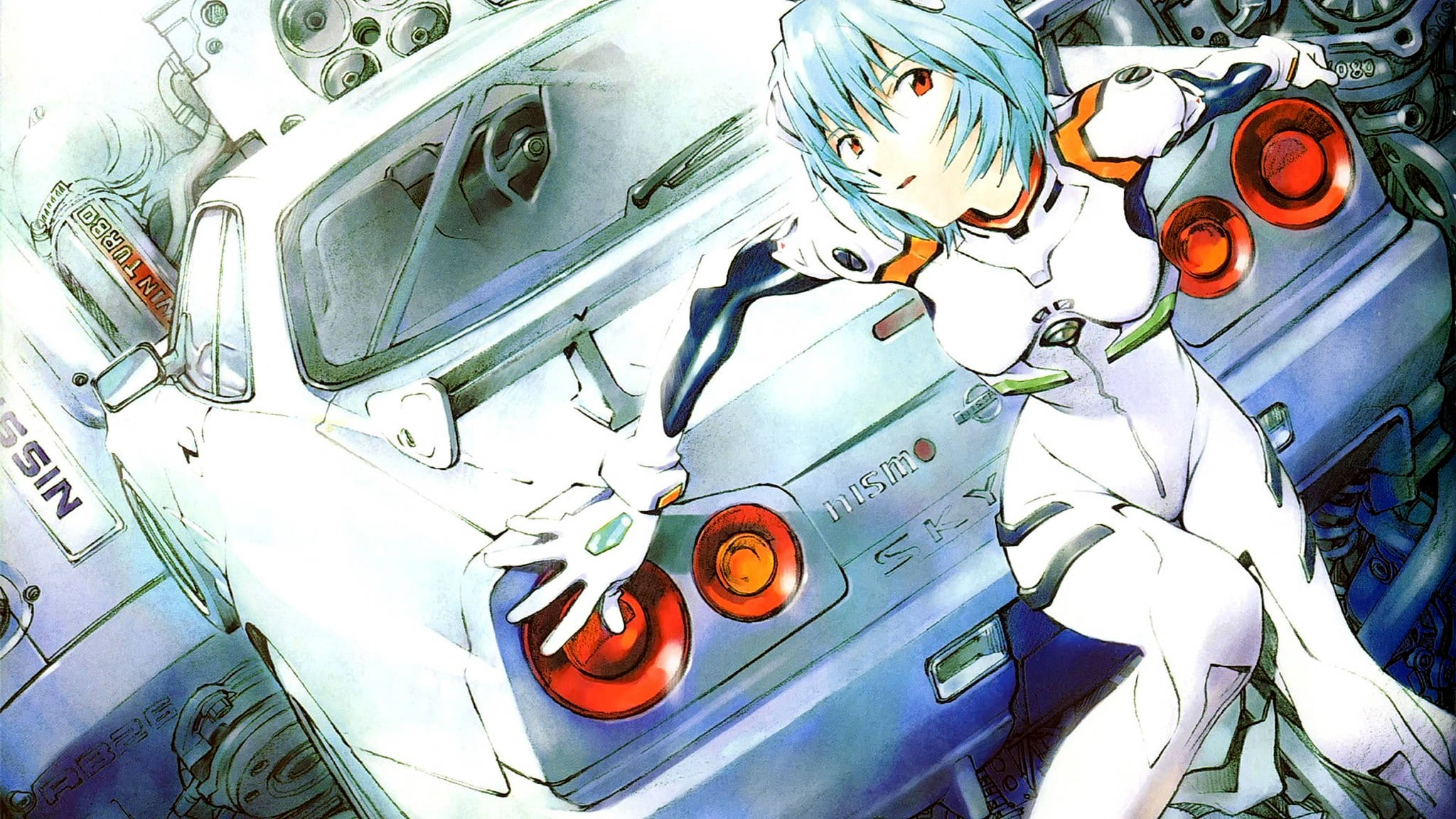 Nissan Skyline Anime Auto Ταπετσαρία