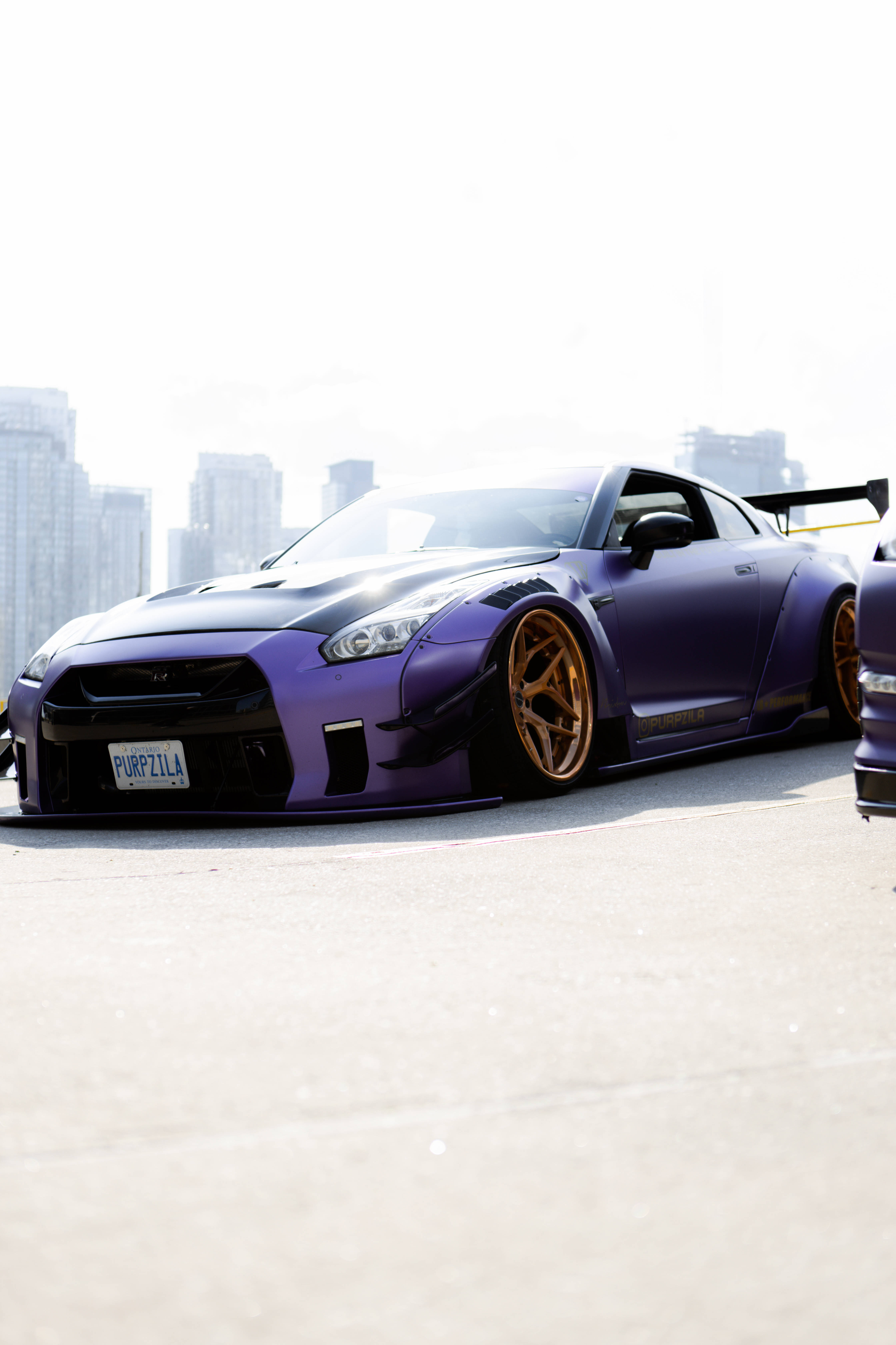 Μωβ Nissan Skyline Gtr R34 Ταπετσαρία