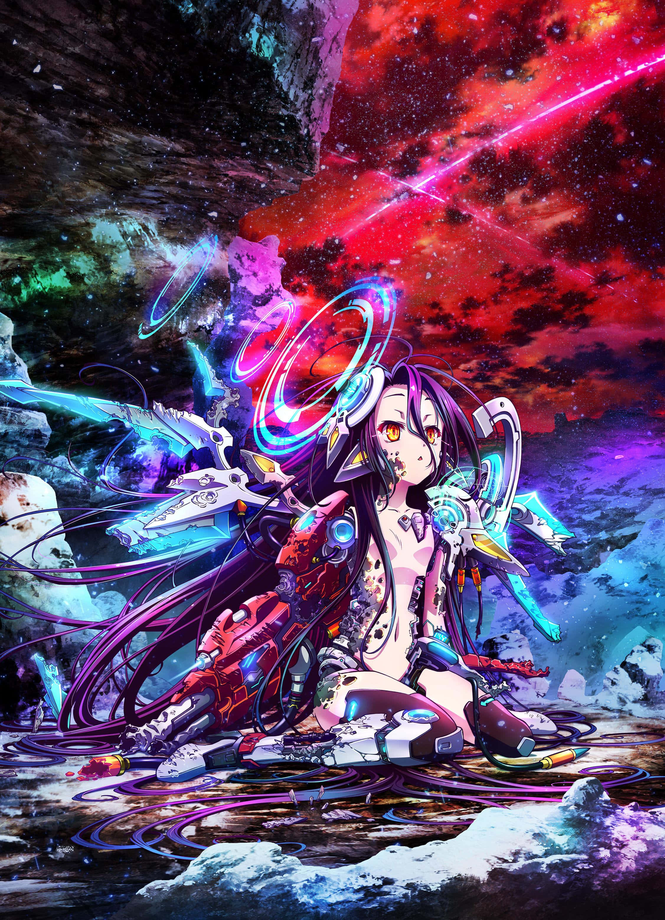 Αυτός ο όμορφος κόσμος του No Game No Life, όπου όλα είναι δυνατά. Ταπετσαρία