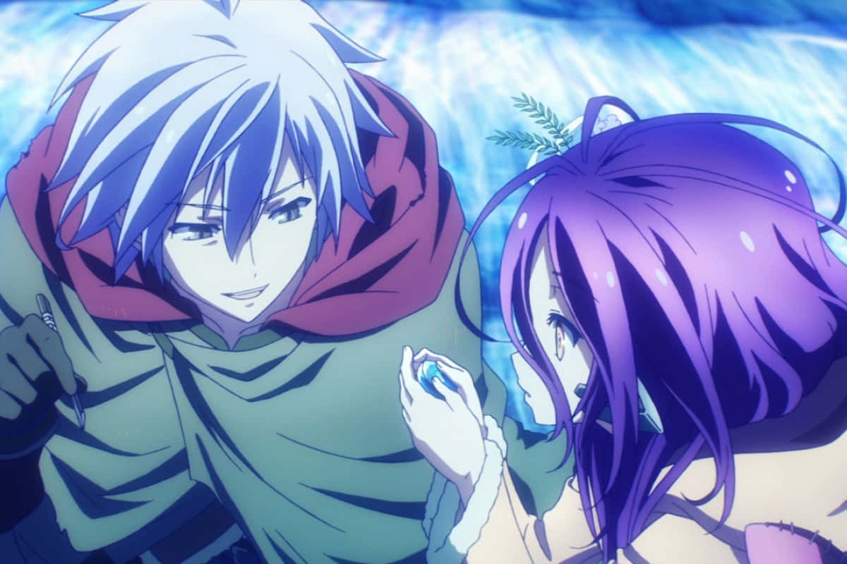 No Game No Life Riku και Couronne Εικόνα Ταπετσαρία