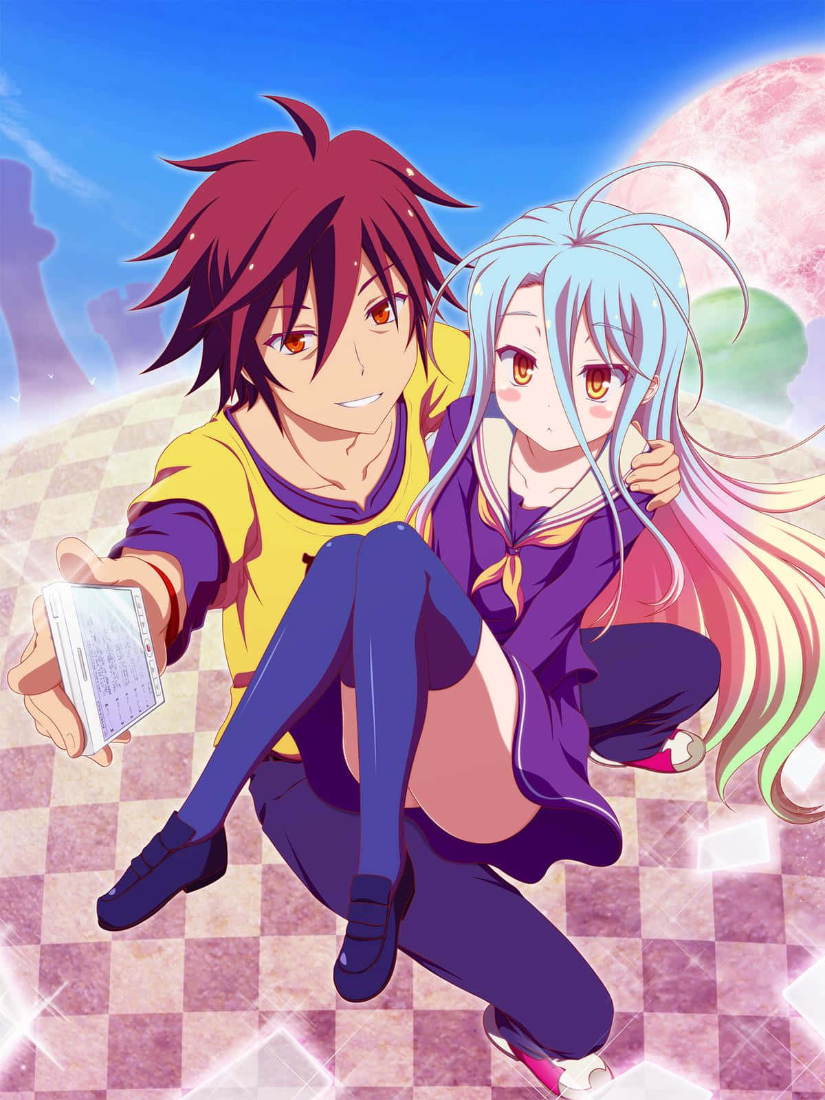 No Game No Life Sora και Shiro Εικόνα Ταπετσαρία