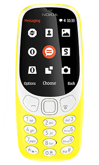 Κλασικό Κίτρινο Μοντέλο Nokia Ταπετσαρία