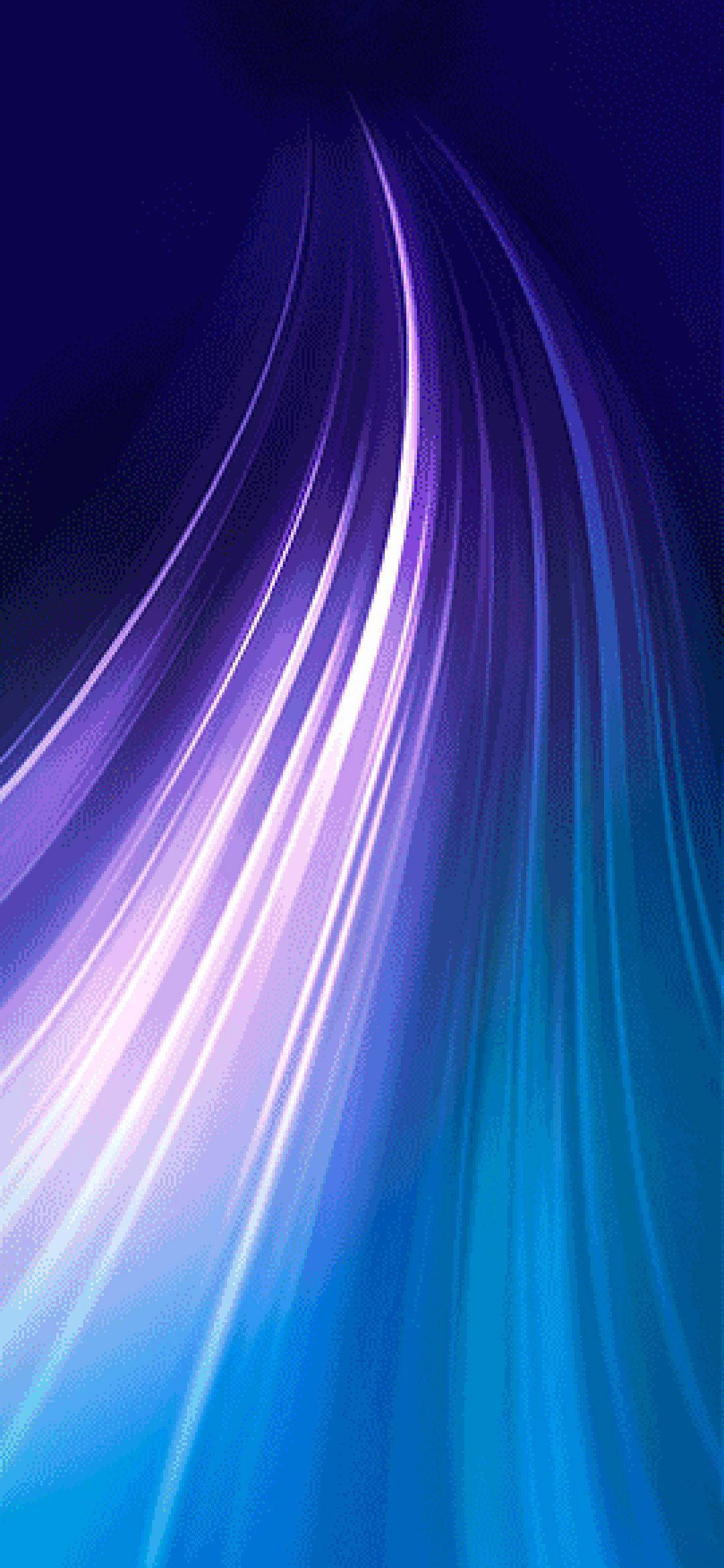 Note 8 Μωβ Κύματα Φωτός Ταπετσαρία