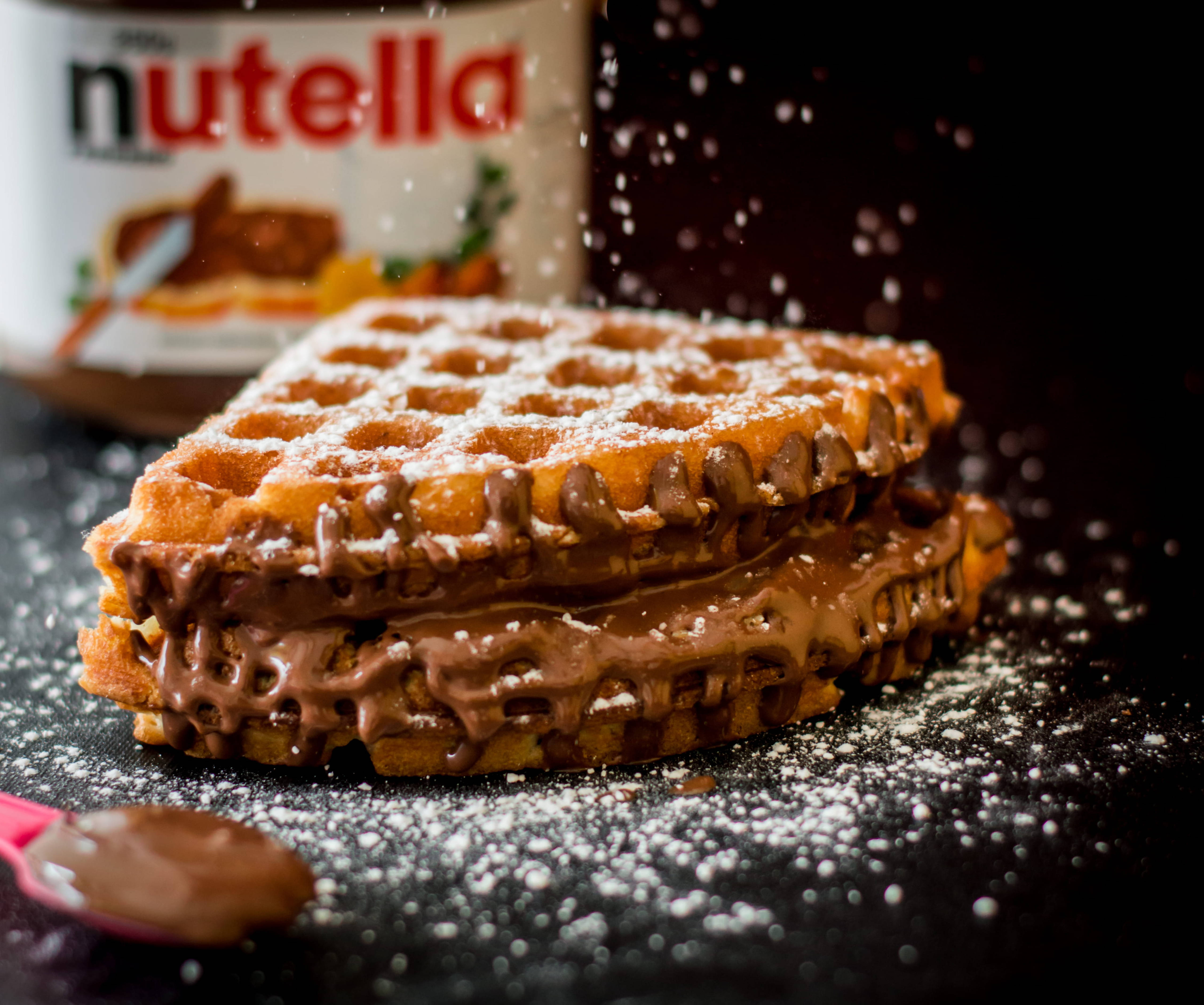 Στοίβα Βάφλα Nutella Ταπετσαρία