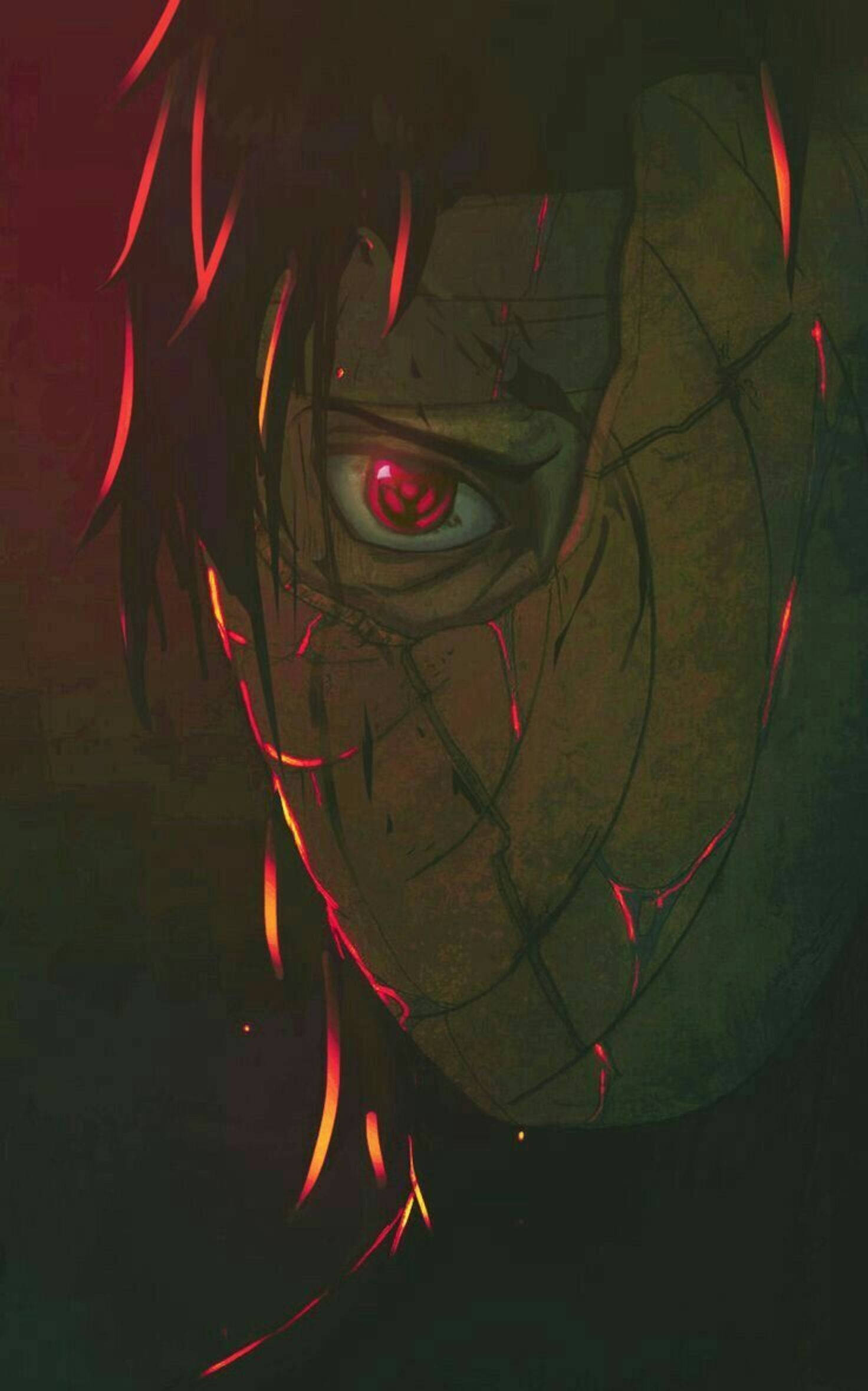 Obito Uchiha με τη Μάσκα Shinobi του Ταπετσαρία