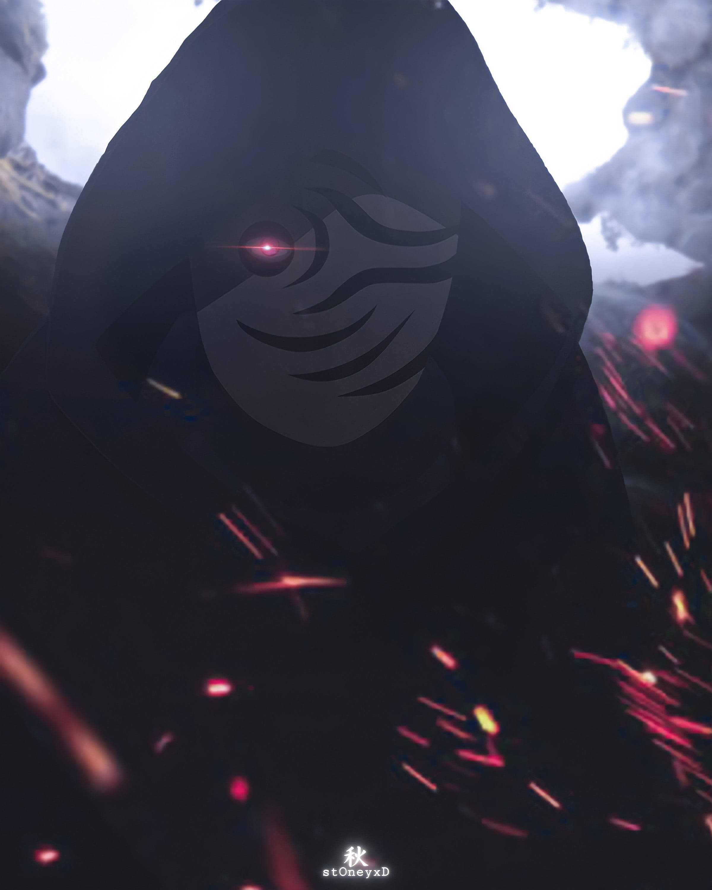 Obito Uchiha Απειλή 4K Ταπετσαρία