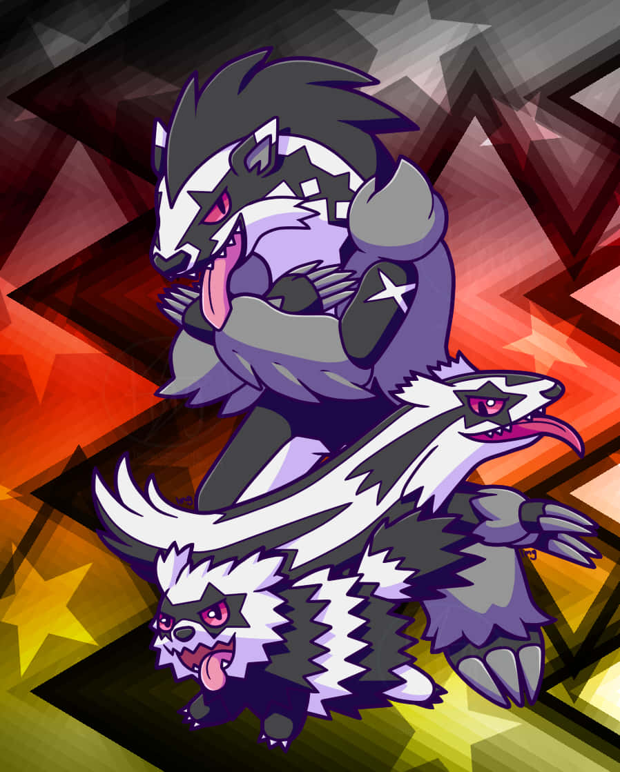Obstagoon, Zigzagoon και Linoone Ταπετσαρία