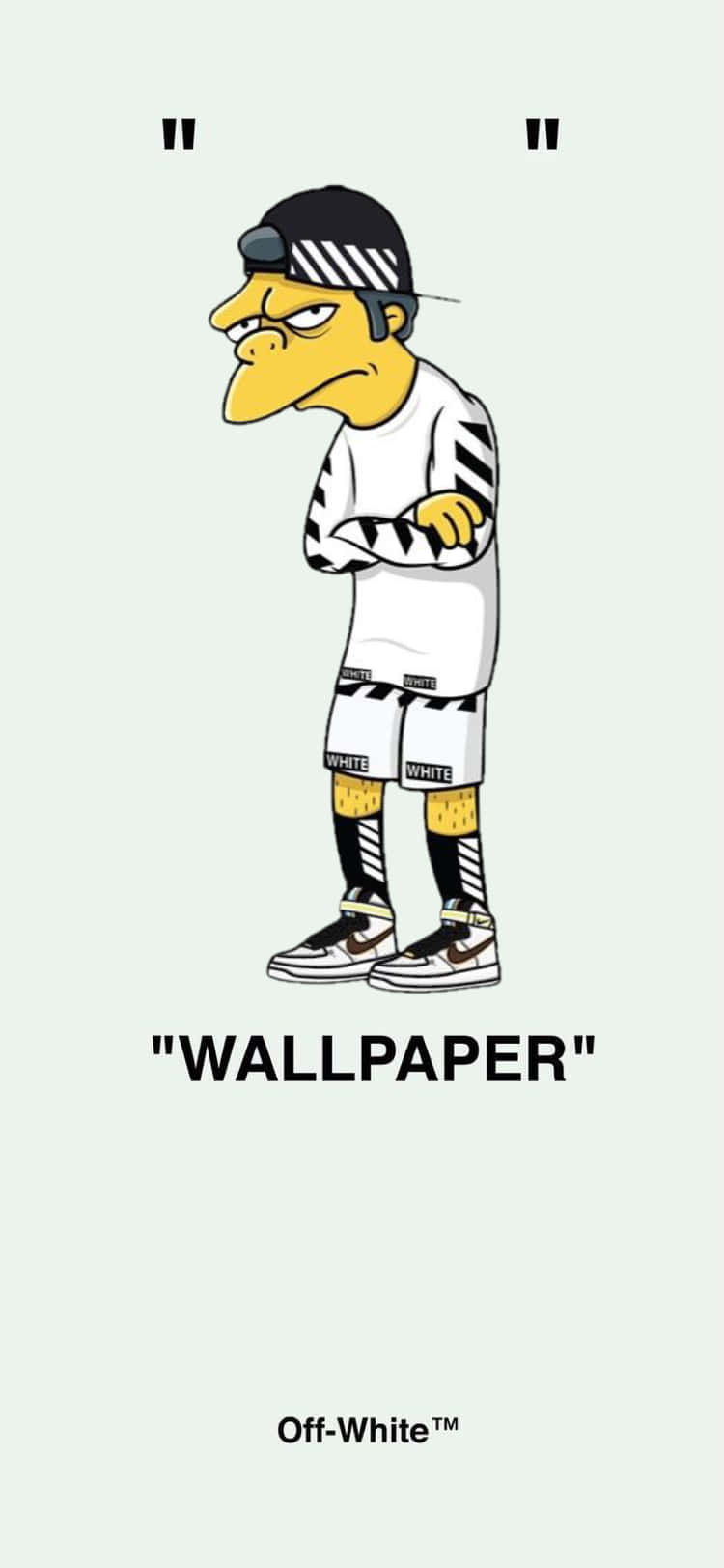 Off White iPhone The Simpsons Ταπετσαρία