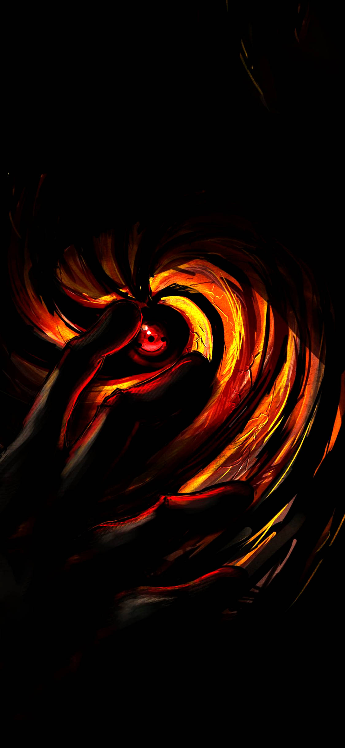 OLED Naruto Sharingan Ταπετσαρία
