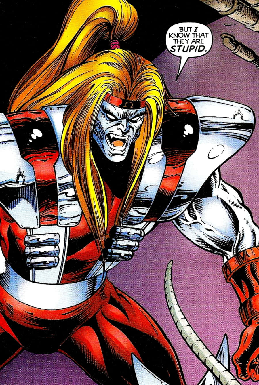 Omega Red, Ο Θανάσιμος Μεταλλαγμένος Ταπετσαρία