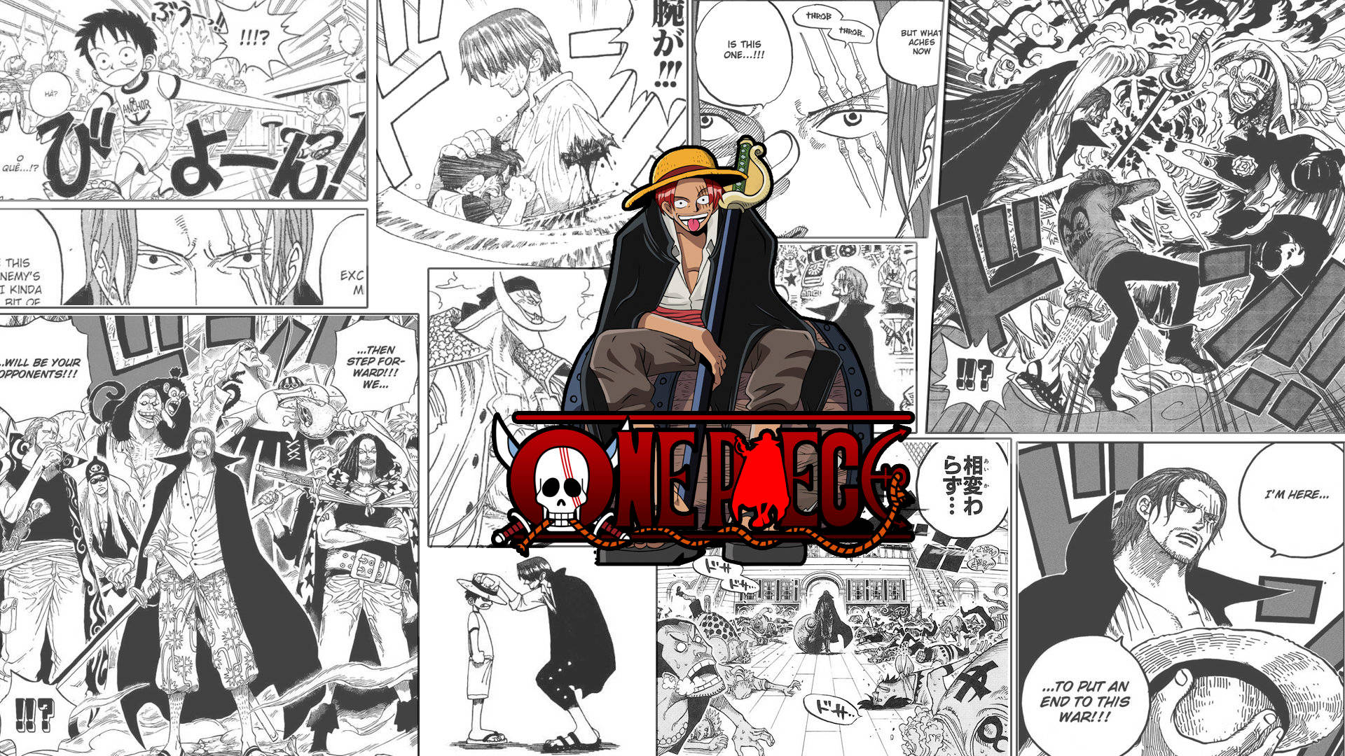One Piece 4K Fan Art του Shanks Ταπετσαρία