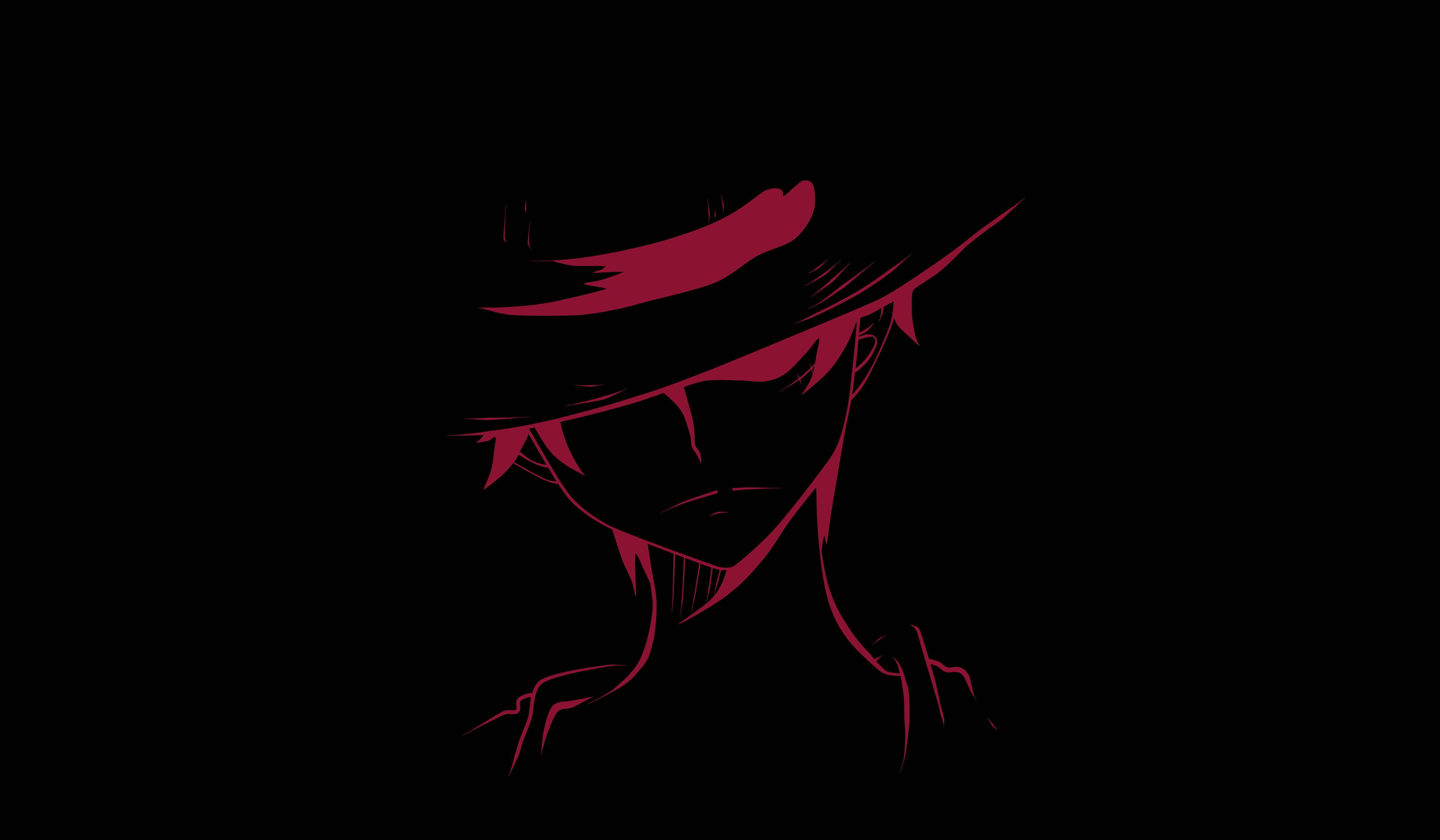 One Piece 4K Luffy περίγραμμα Ταπετσαρία