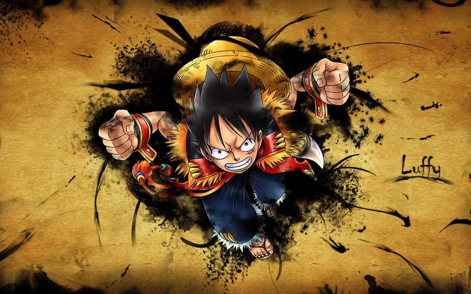 One Piece 4K Το Καπέλο του Λούφι Ταπετσαρία