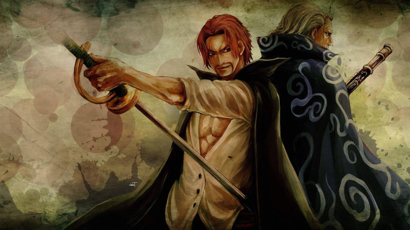 Πλάτη με Πλάτη ο Μπέκμαν και ο Σανκς One Piece Ταπετσαρία