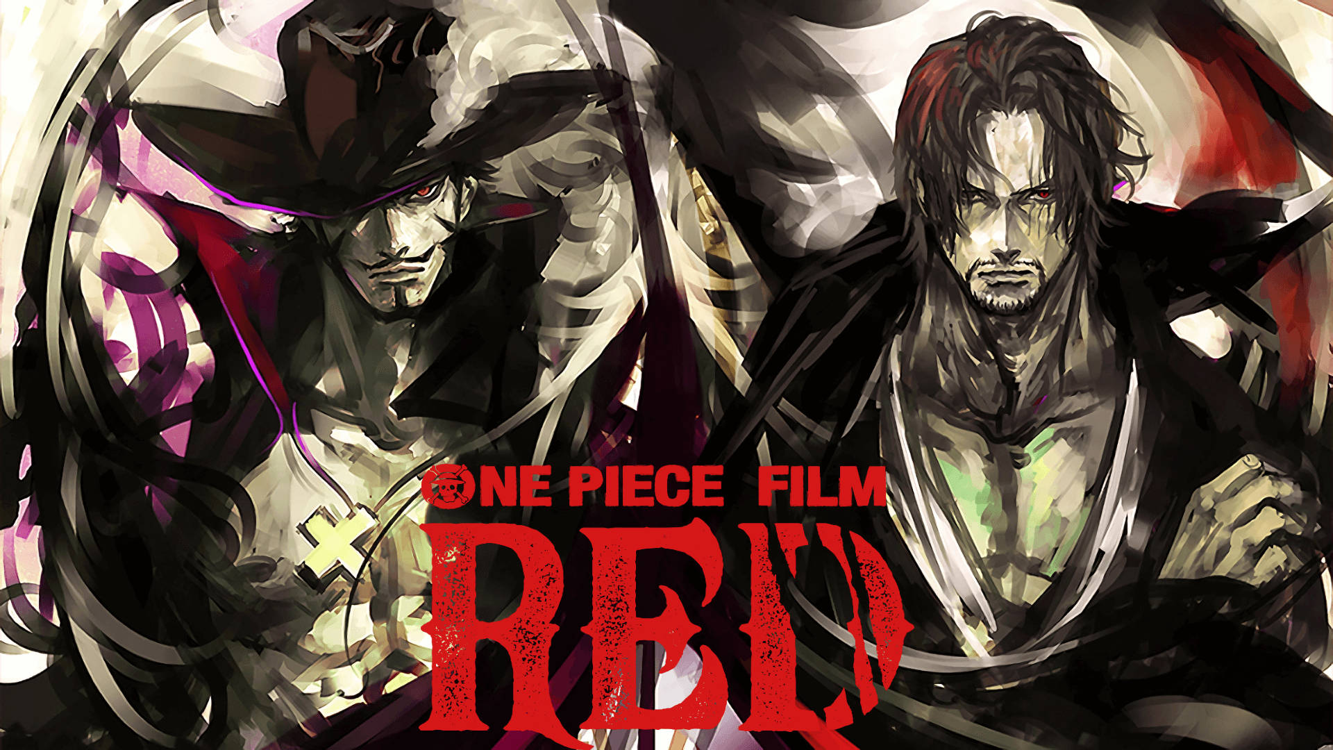 One Piece Film Red Shanks και Mihawk Ταπετσαρία
