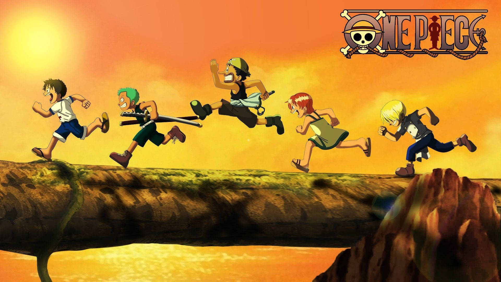 One Piece Live Παιδιά που Κυνηγιούνται Ταπετσαρία