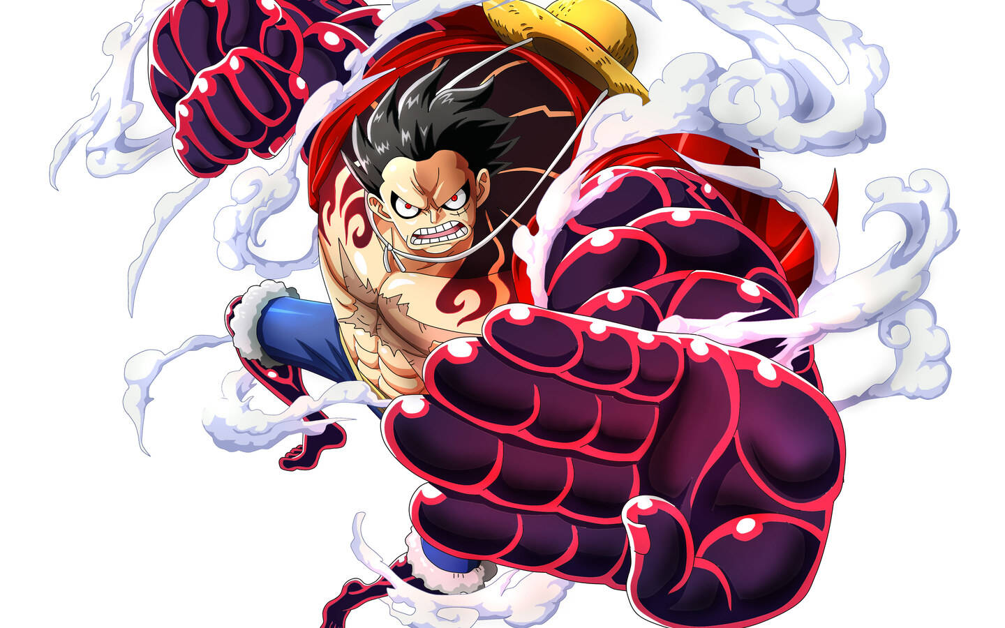One Piece Επιφάνεια Εργασίας Luffy Gear 4 Ταπετσαρία