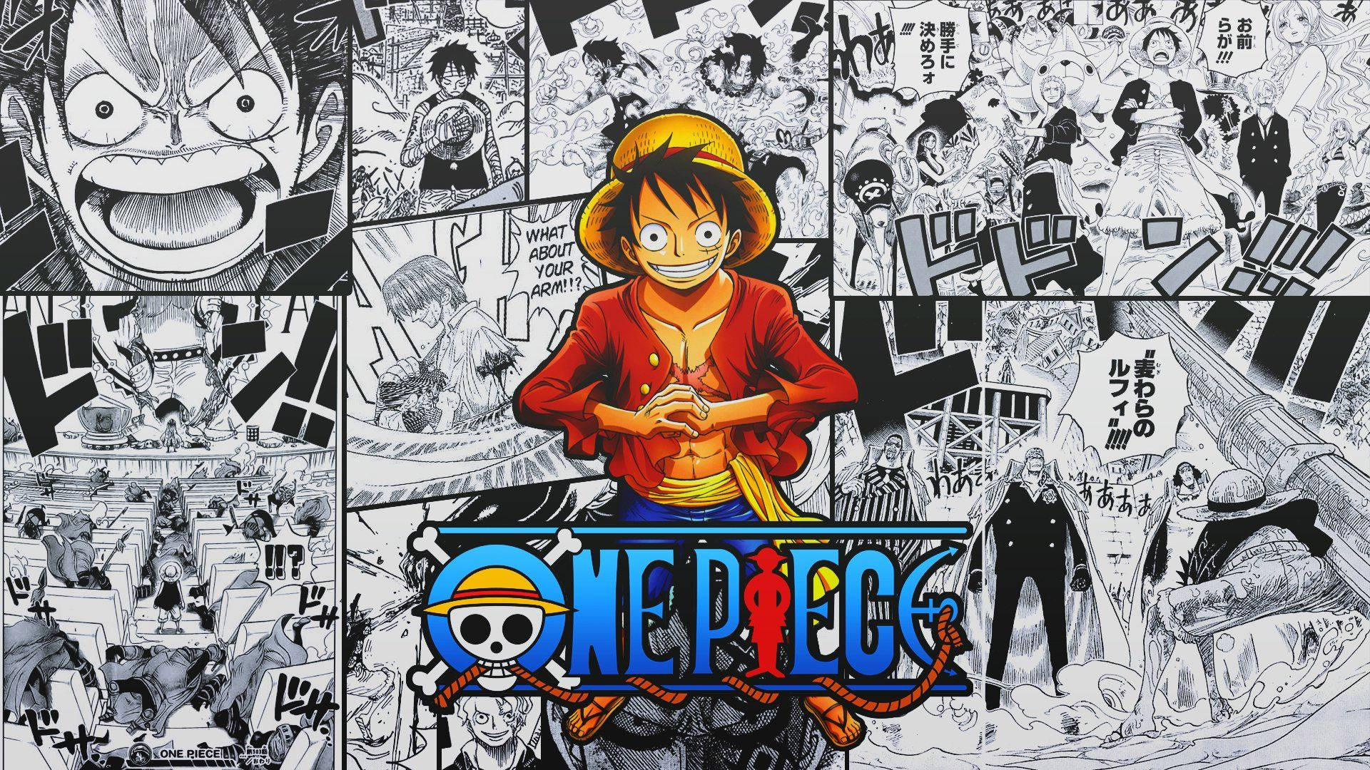 Πάνελ Μάνγκα One Piece Luffy Ταπετσαρία
