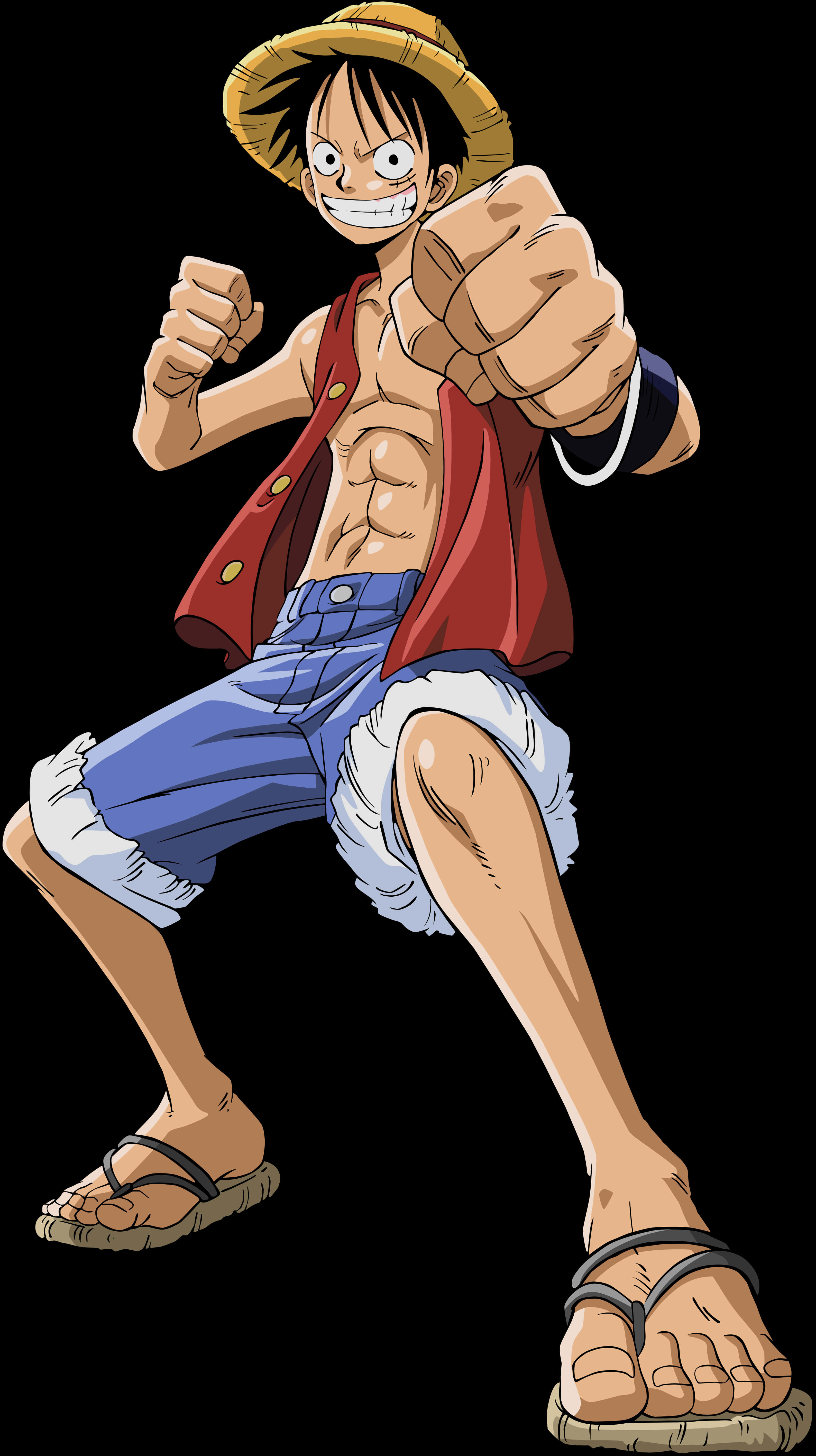 Ο Λούφι Έτοιμος για Δράση One Piece Ταπετσαρία