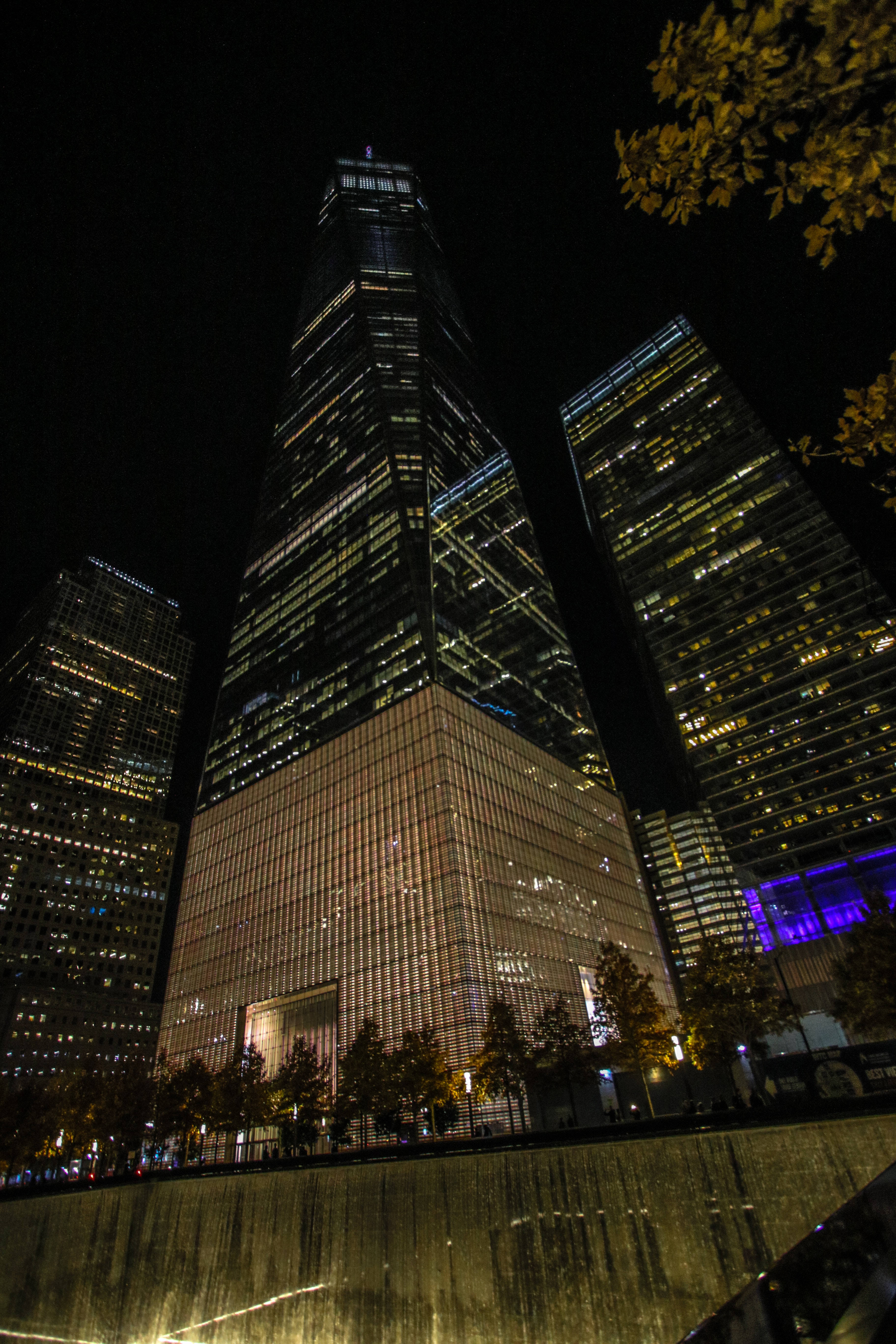 One World Trade Center Νέα Υόρκη Νύχτα iPhone Ταπετσαρία