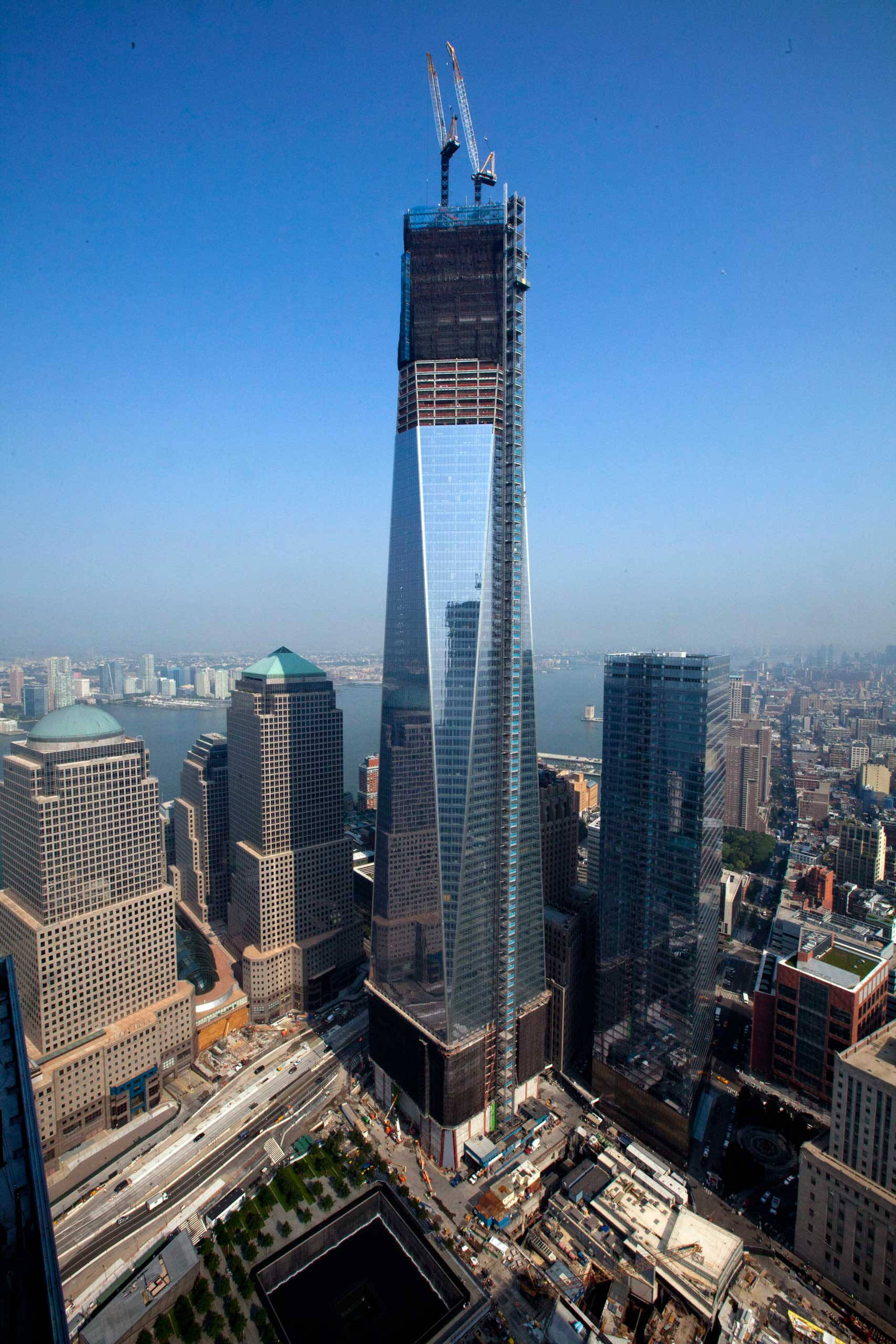 One World Trade Center με Γερανούς Ταπετσαρία