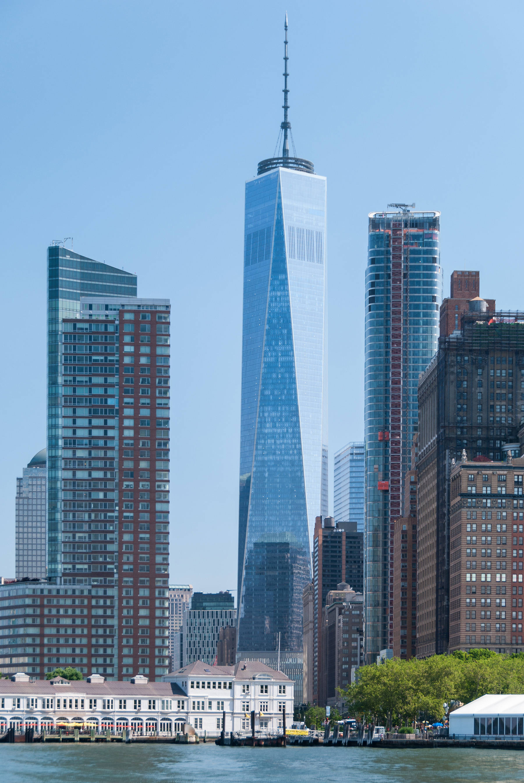 One World Trade Center Υψώνεται Ψηλά Ταπετσαρία