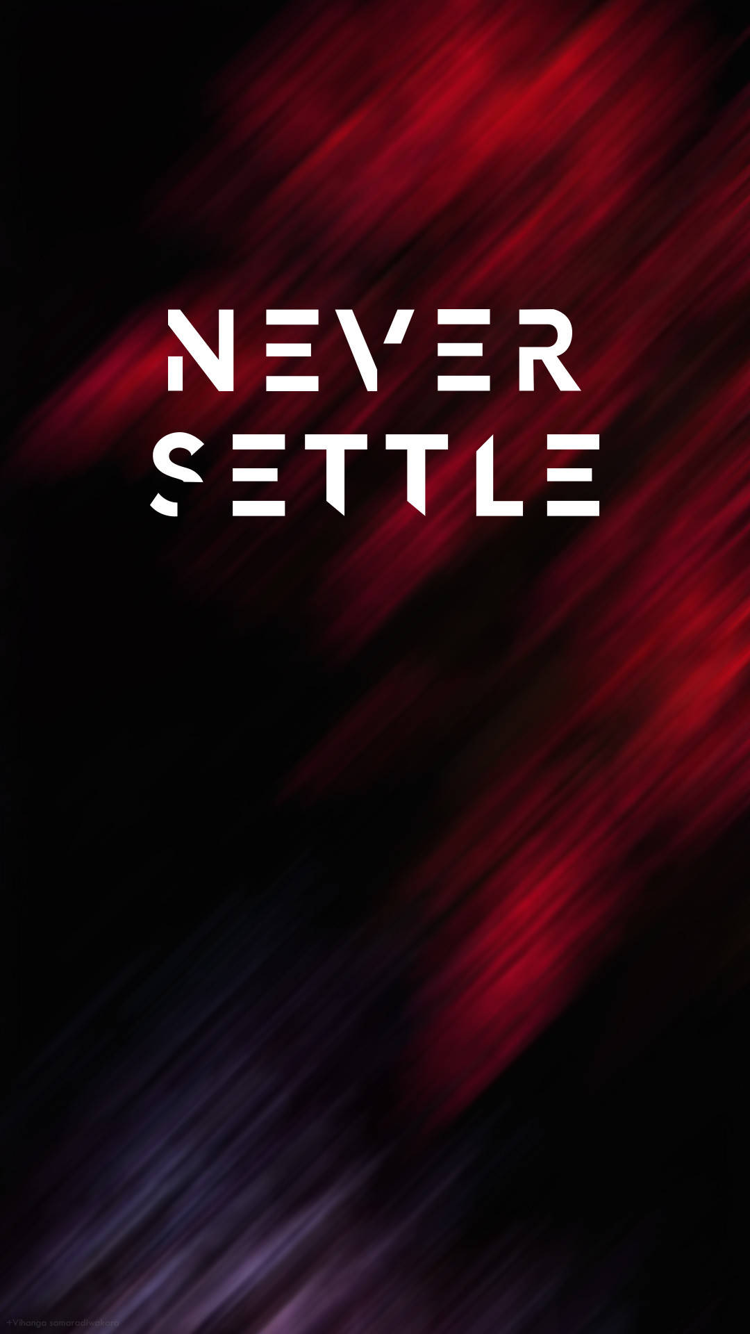 OnePlus Μαόνι Never Settle Ταπετσαρία