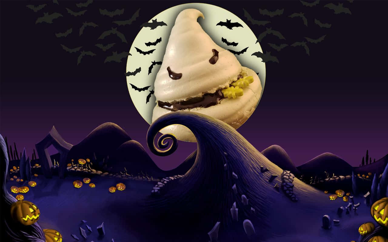 Φεγγάρι Oogie Boogie Ταπετσαρία