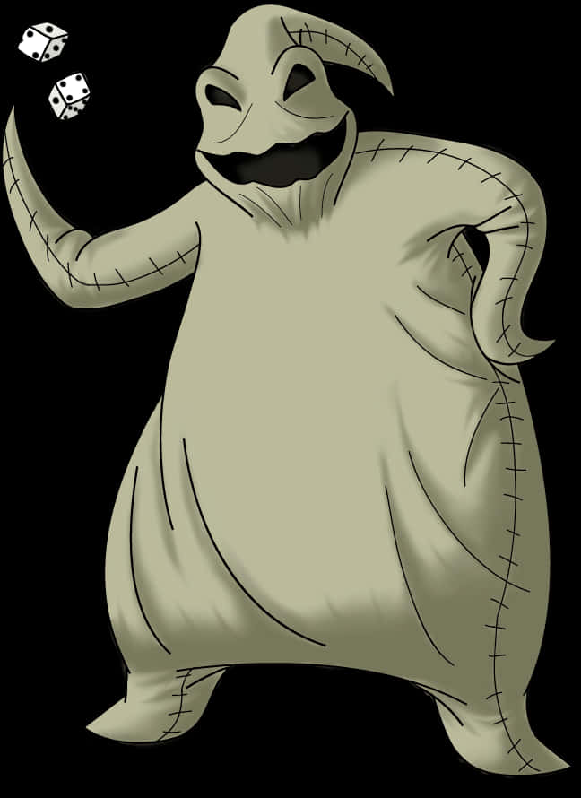 Ρίψη Ζαριών του Oogie Boogie Ταπετσαρία