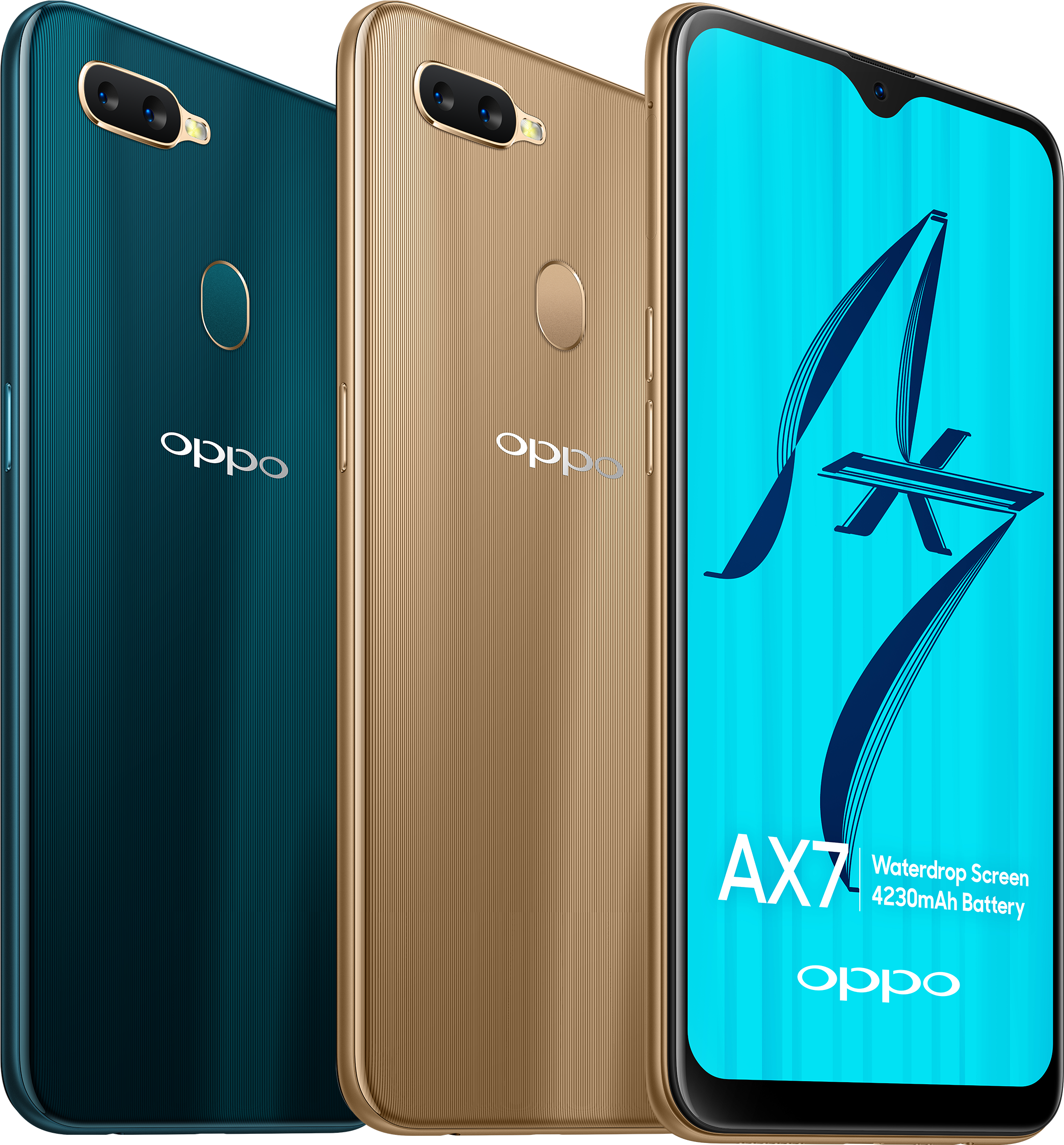 Oppo A X7 Διπλές Χρωματικές Παραλλαγές Ταπετσαρία