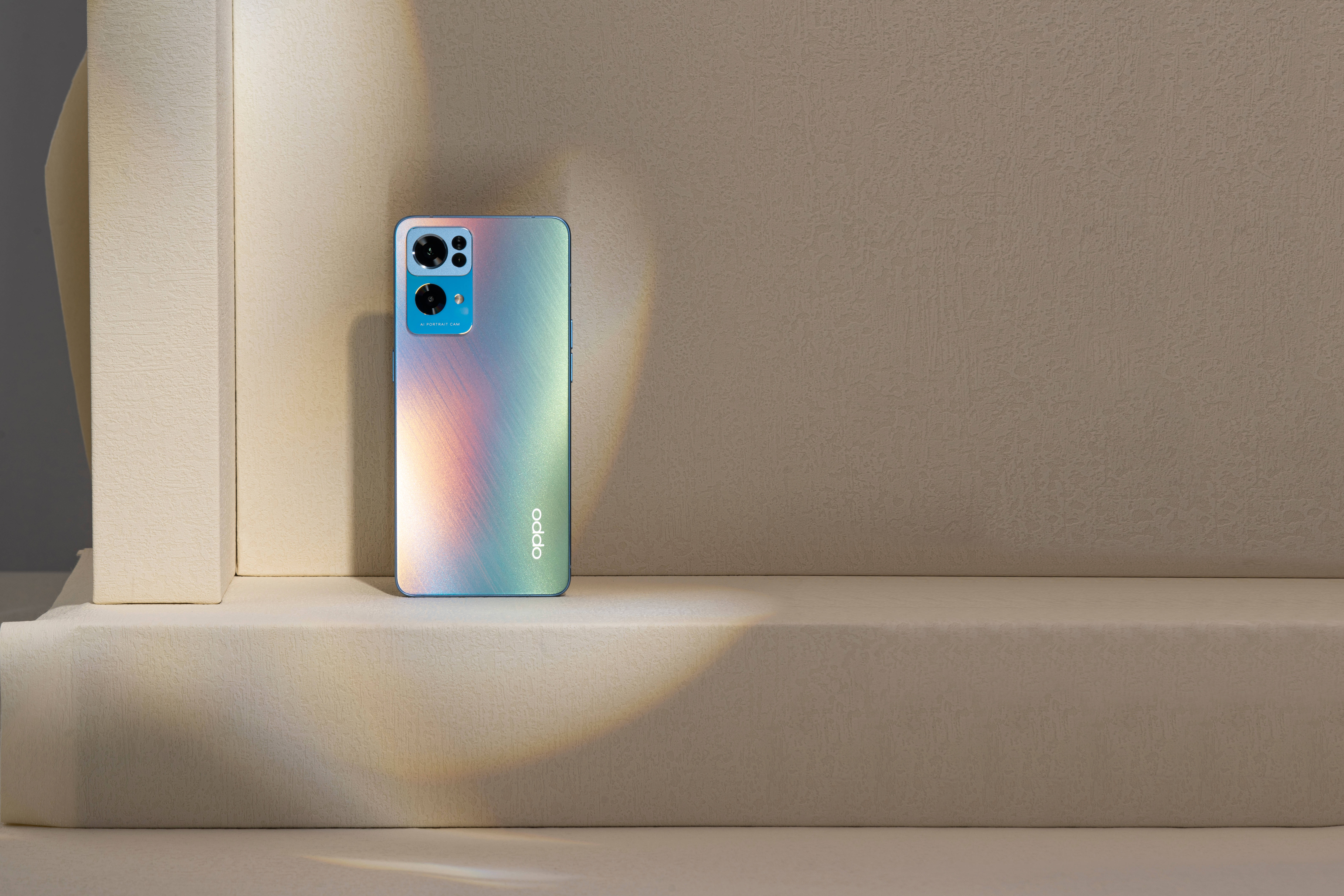 Πολύχρωμο Oppo Smartphone Ταπετσαρία