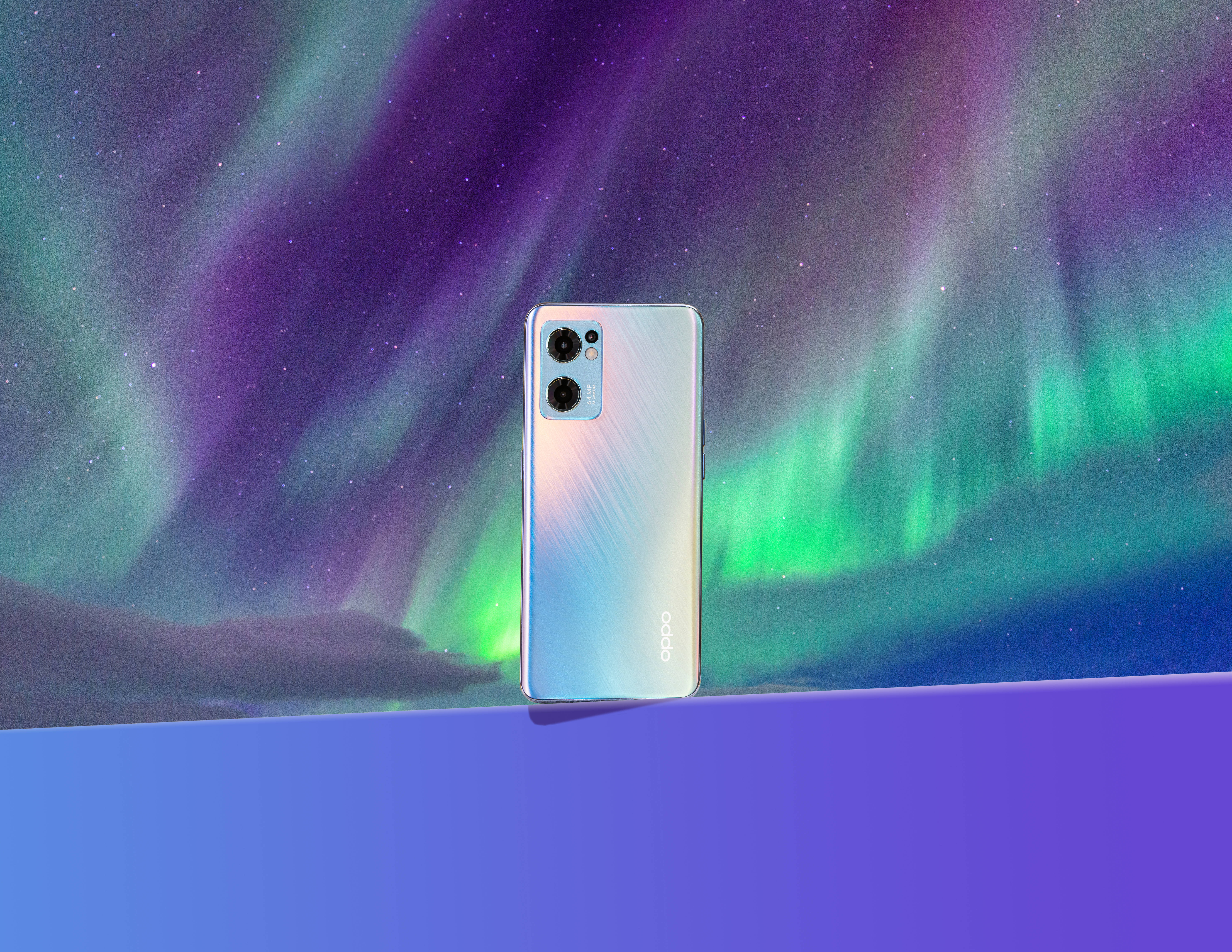 Oppo Smartphone Βόρειο Σέλας Ταπετσαρία