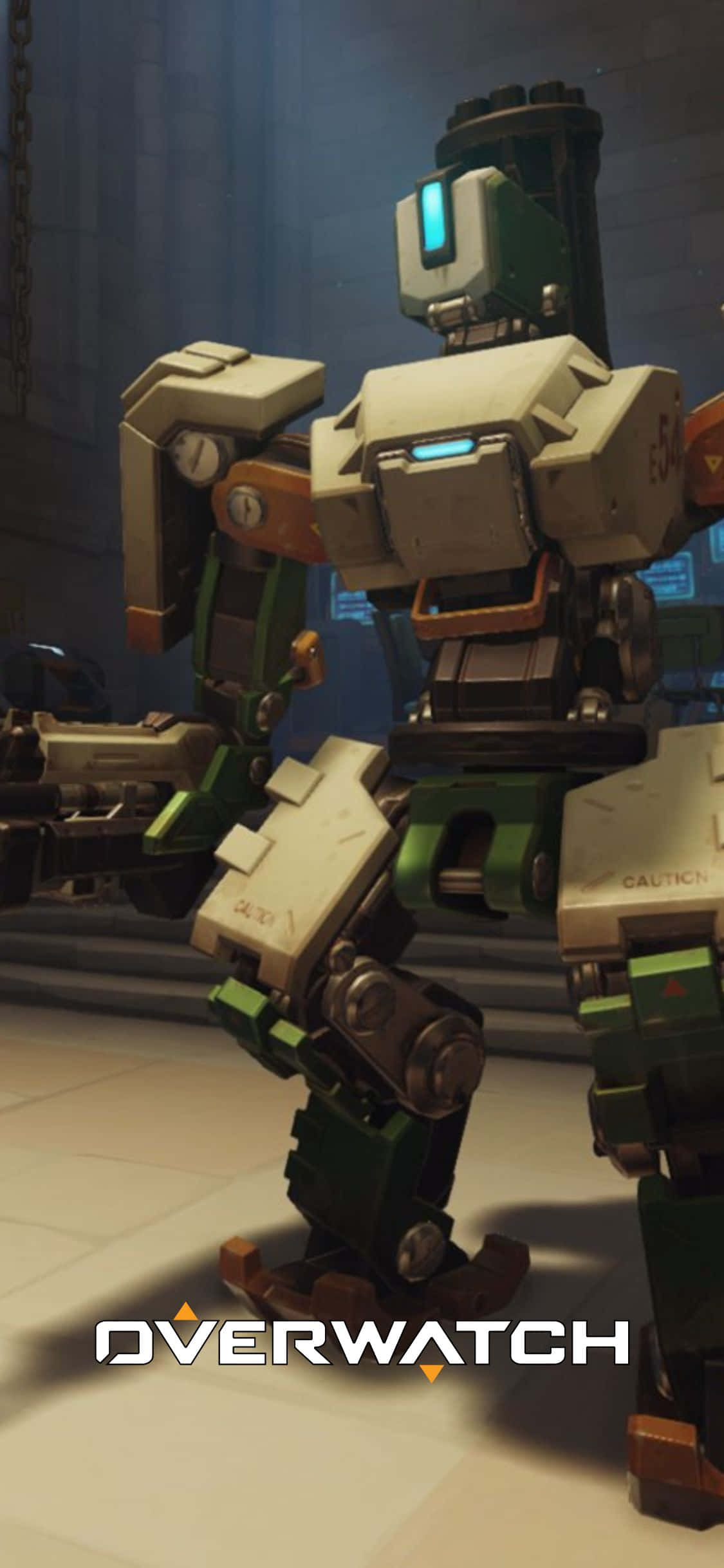 overwatch - ένα ρομπότ με όπλο Ταπετσαρία