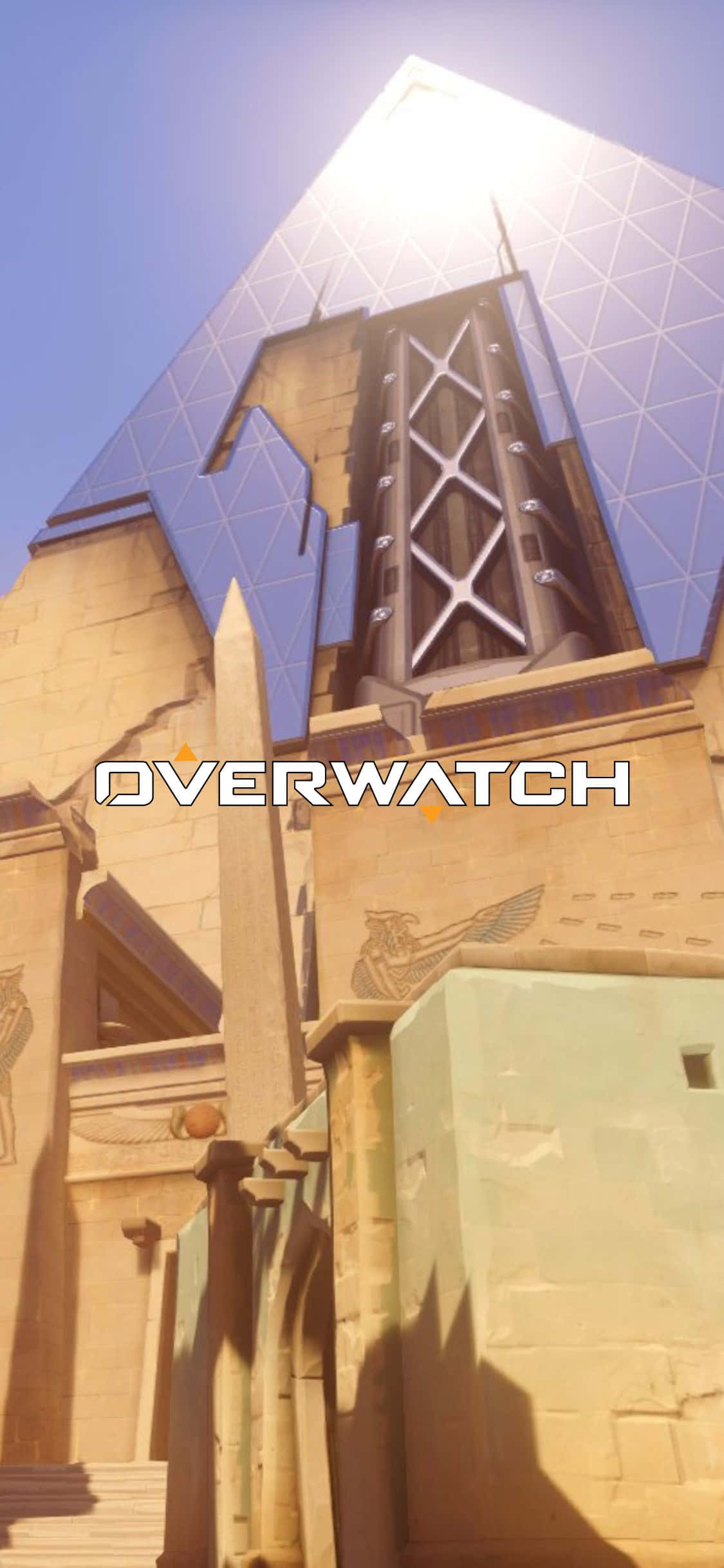 overwatch - ένα κτίριο με τη λέξη overwatch Ταπετσαρία